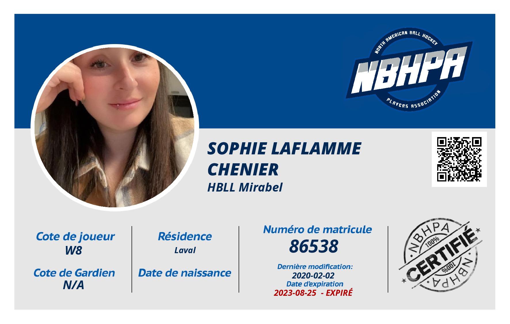 Sophie Laflamme Chenier