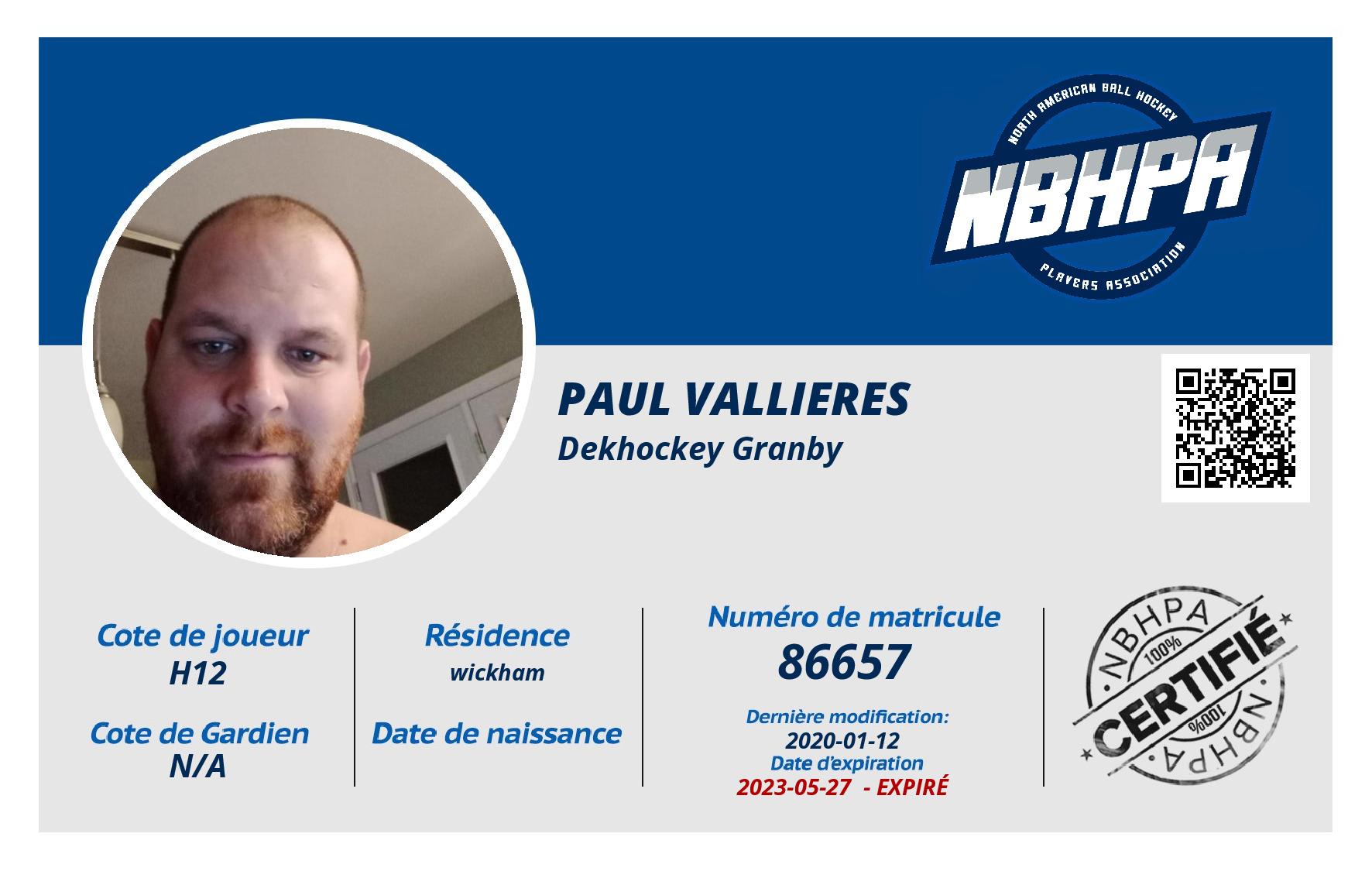 Paul Vallieres