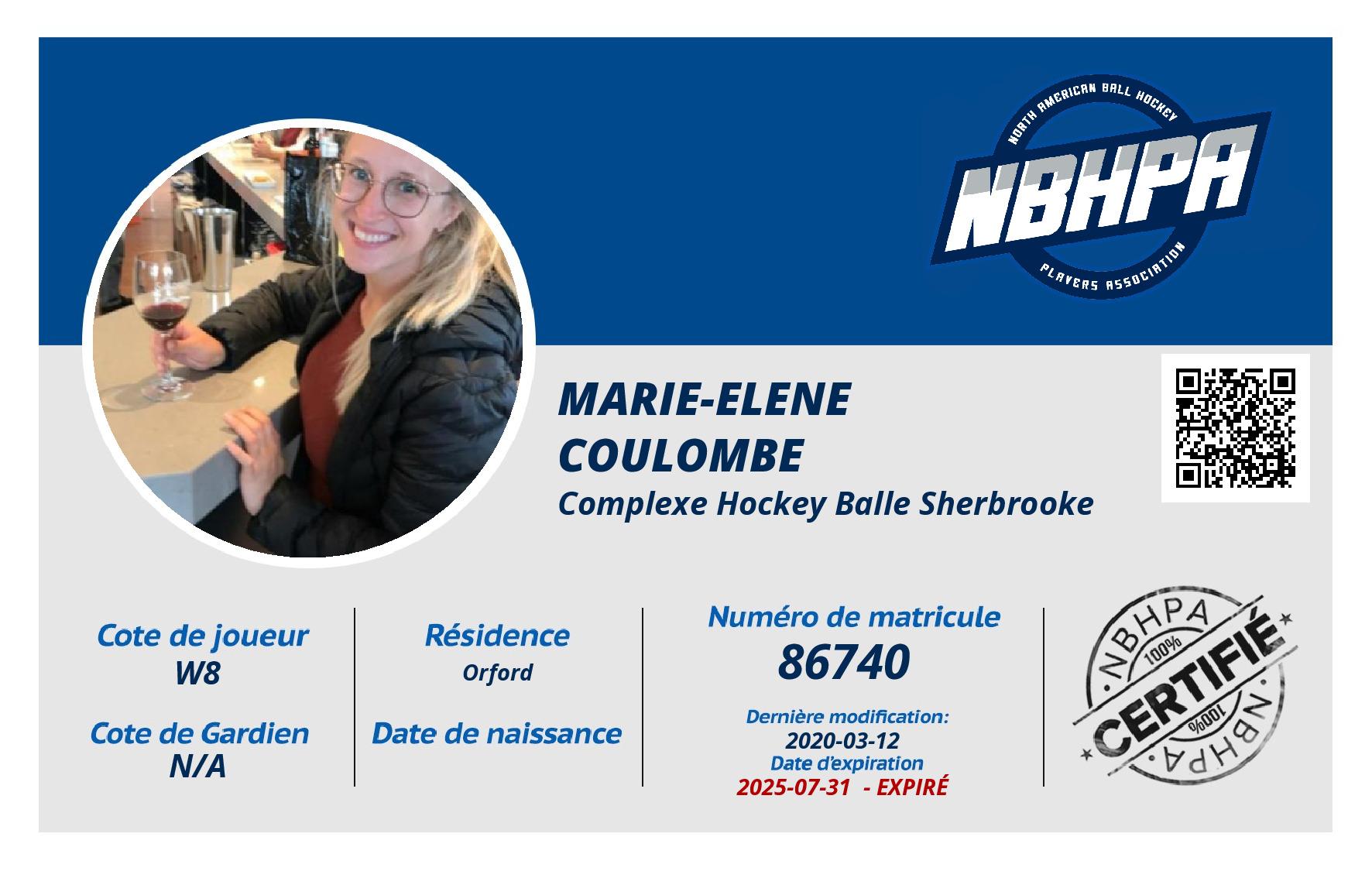 Marie-Elene Coulombe