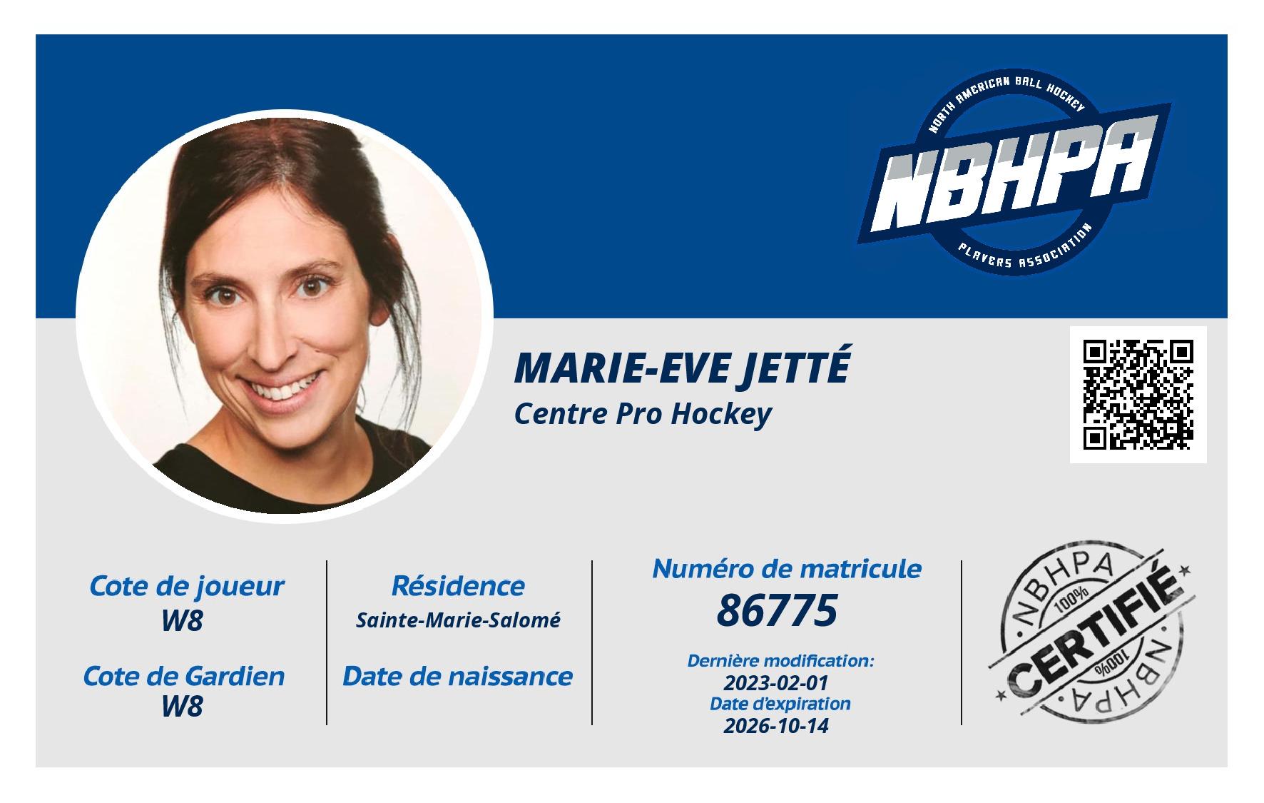 Marie-Eve Jetté