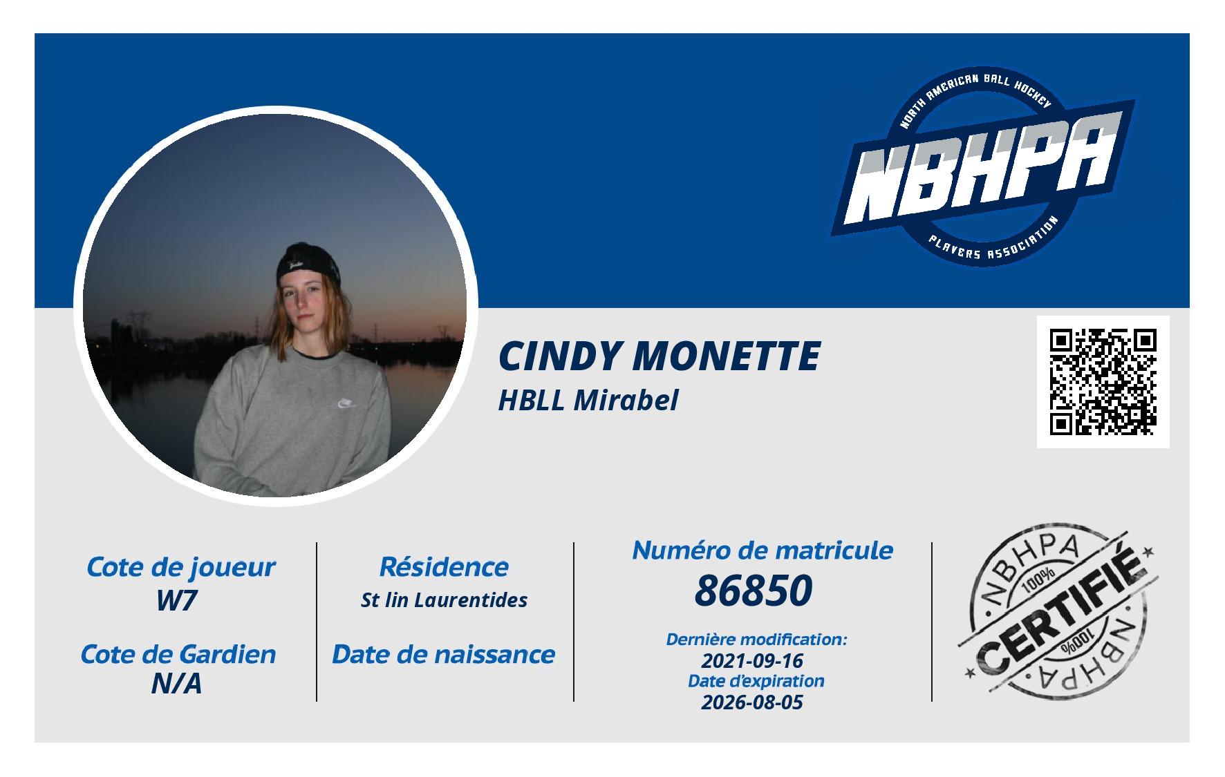 Cindy Monette