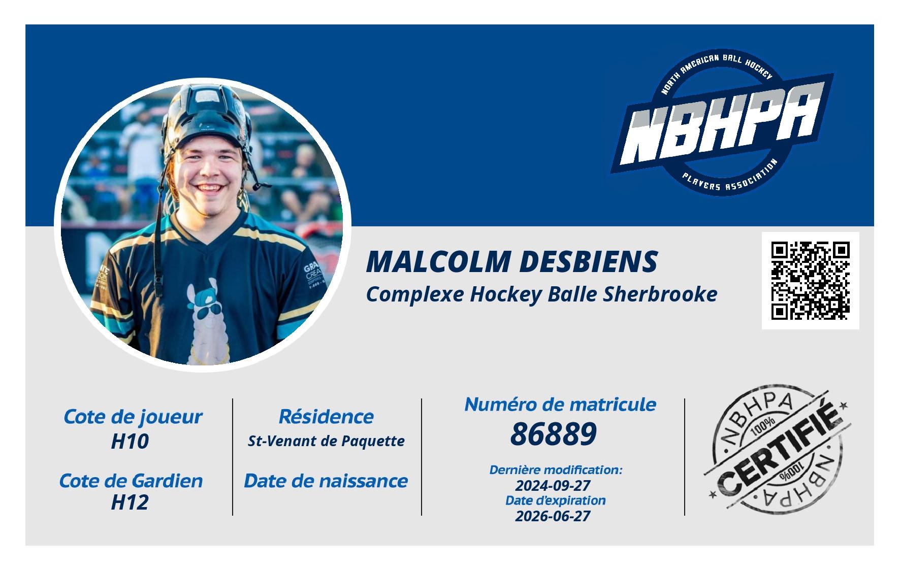 Malcolm Desbiens