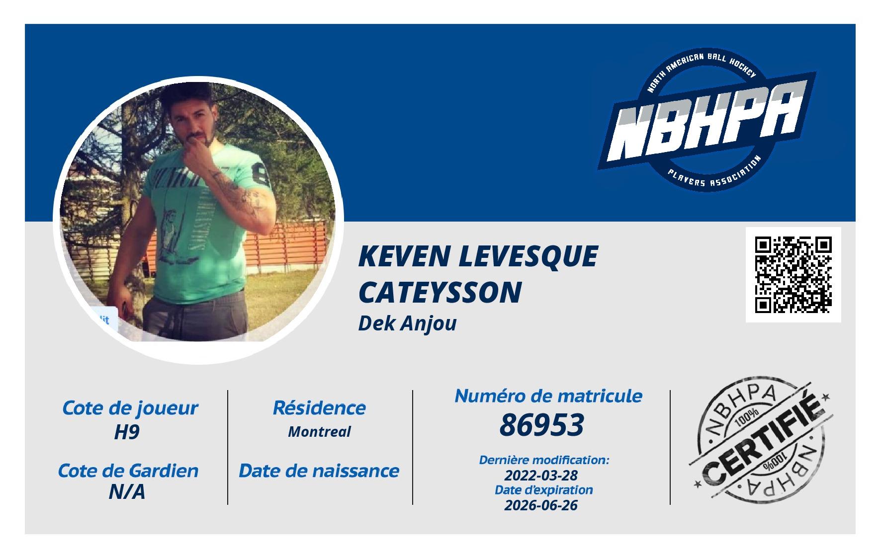 Keven Levesque Cateysson