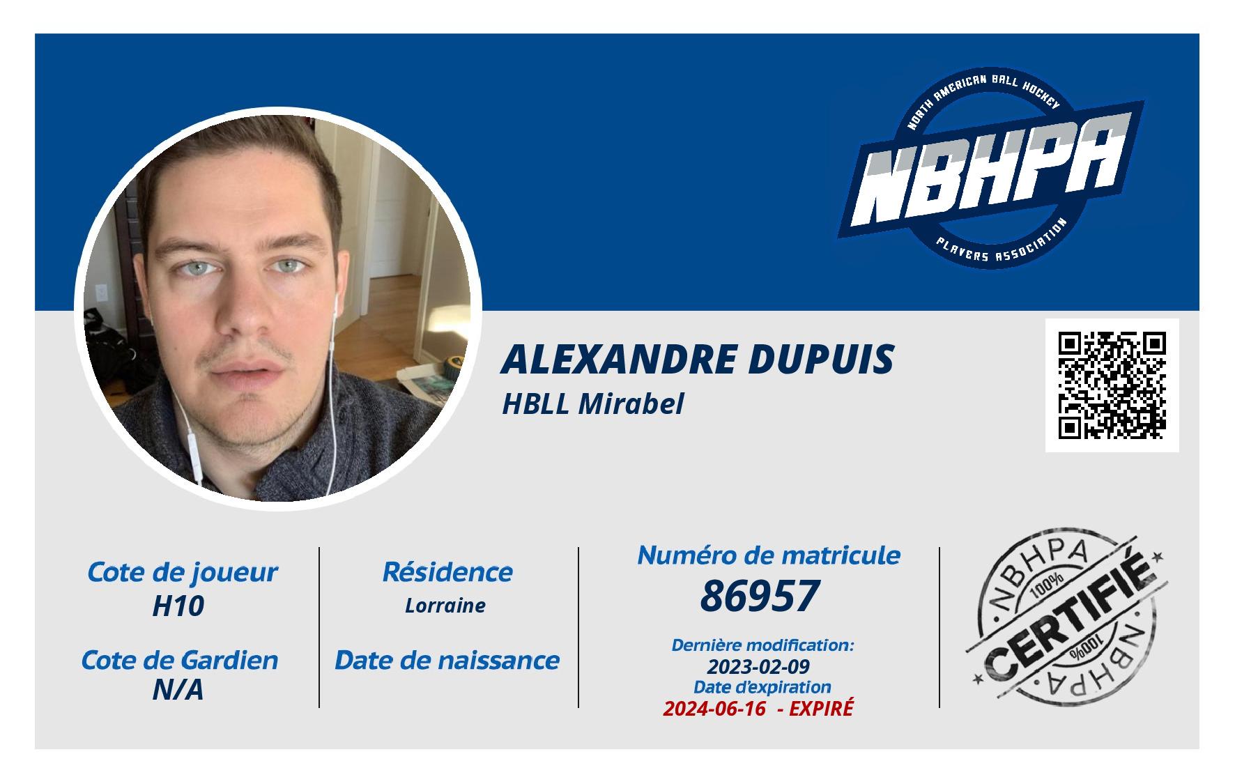 Alexandre Dupuis 
