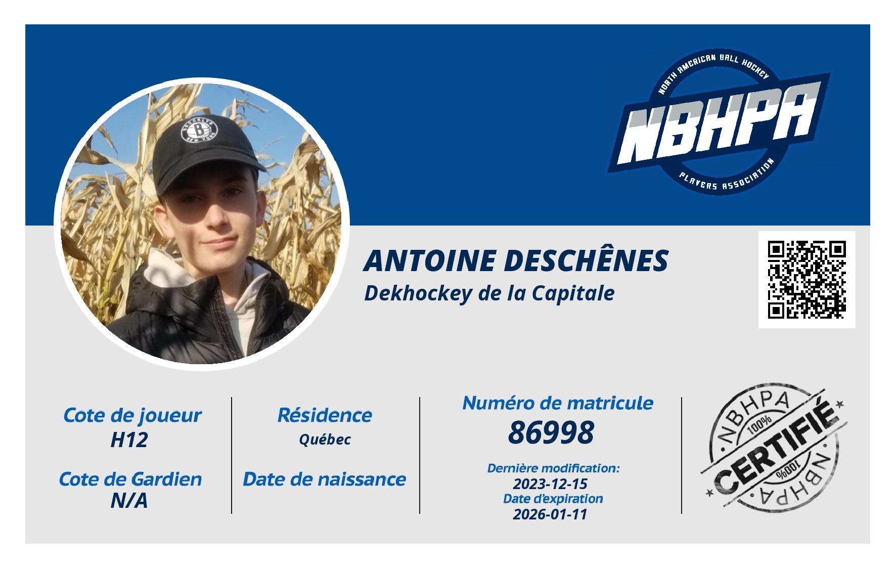 Antoine Deschênes