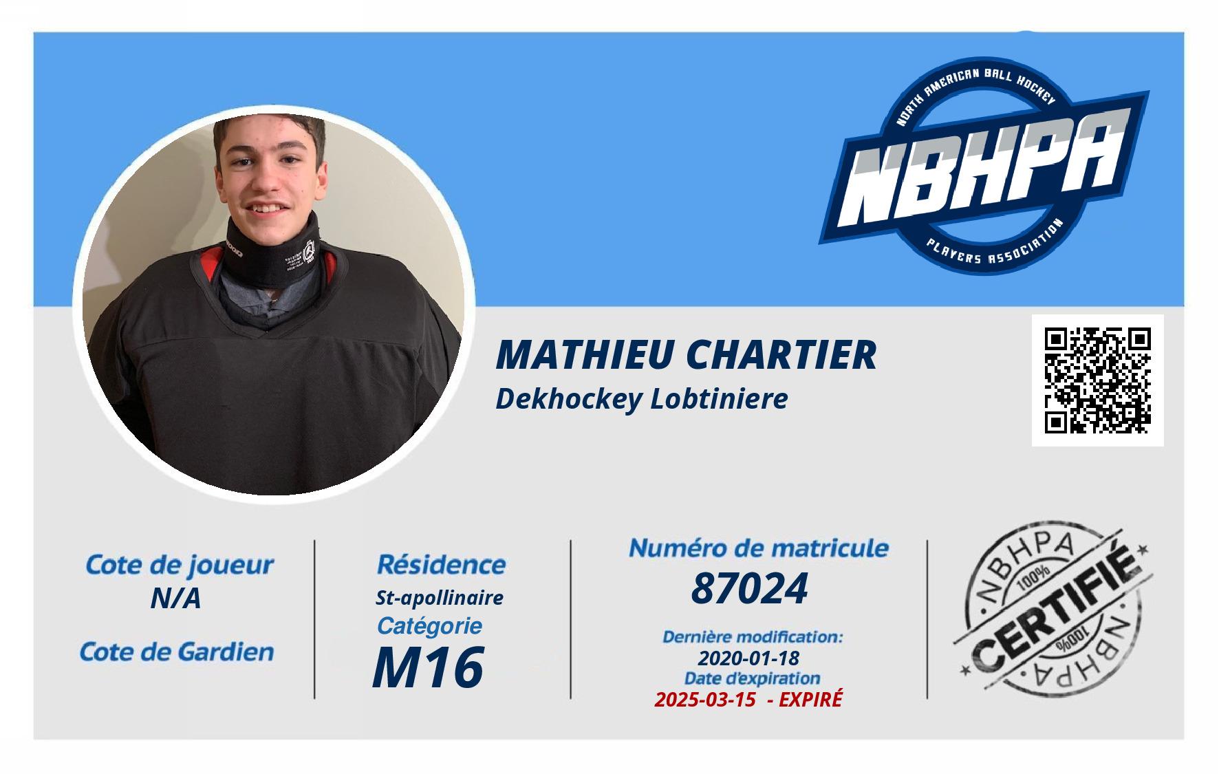 Mathieu Chartier
