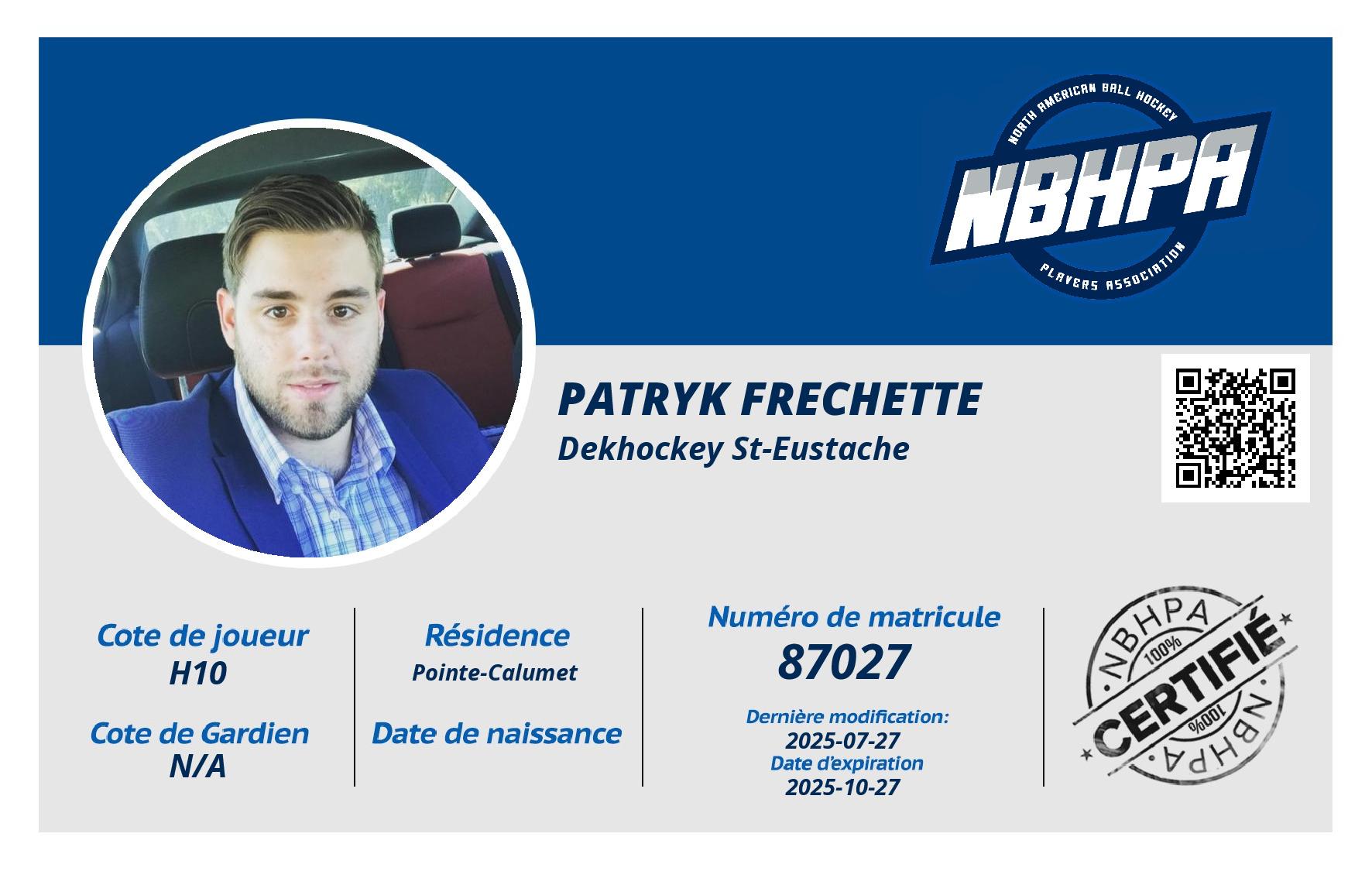 Patryk Frechette 