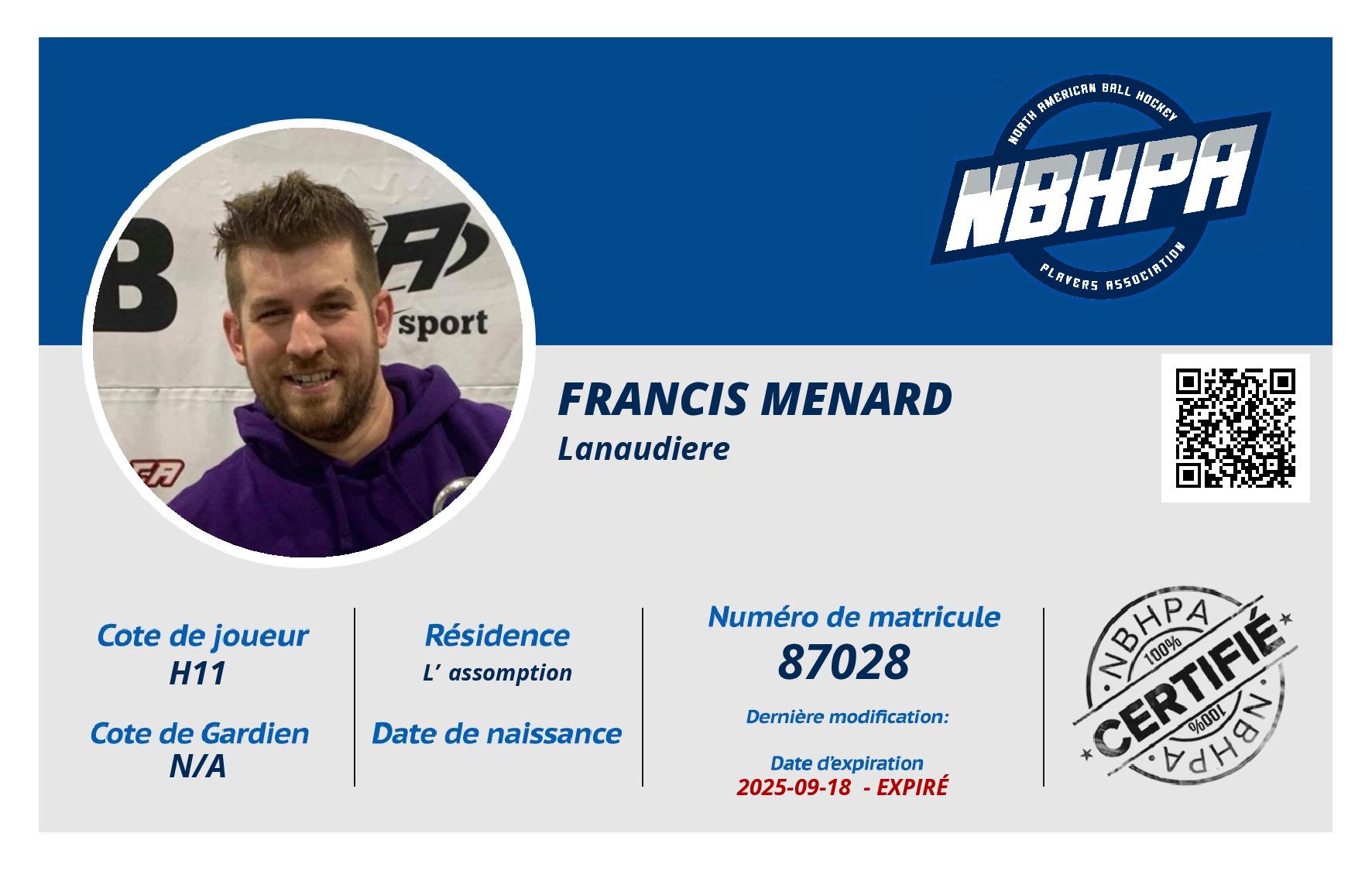 Francis Menard