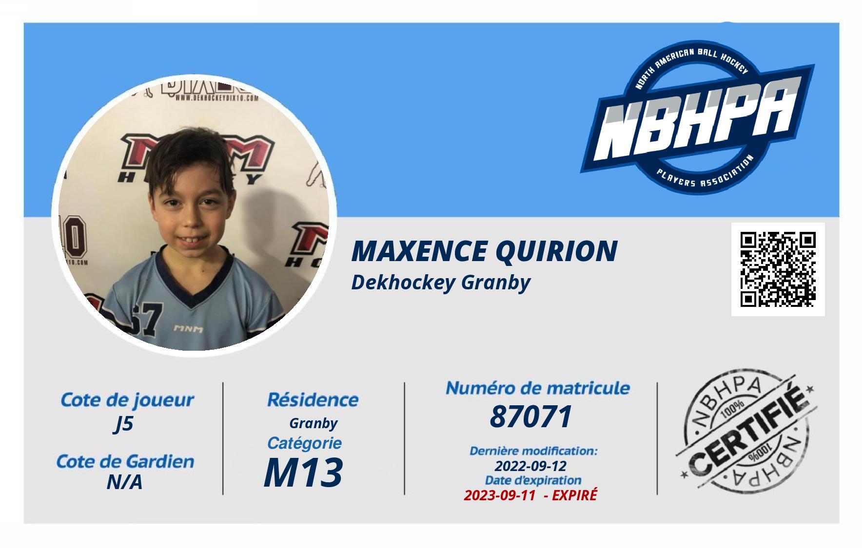 Maxence Quirion