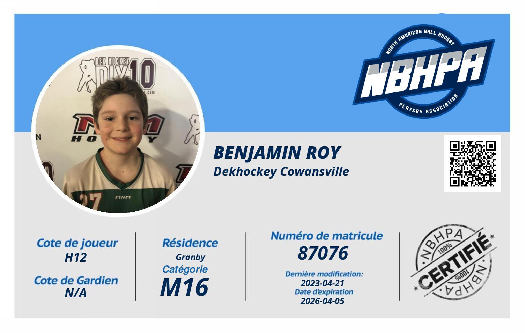 Benjamin Roy
