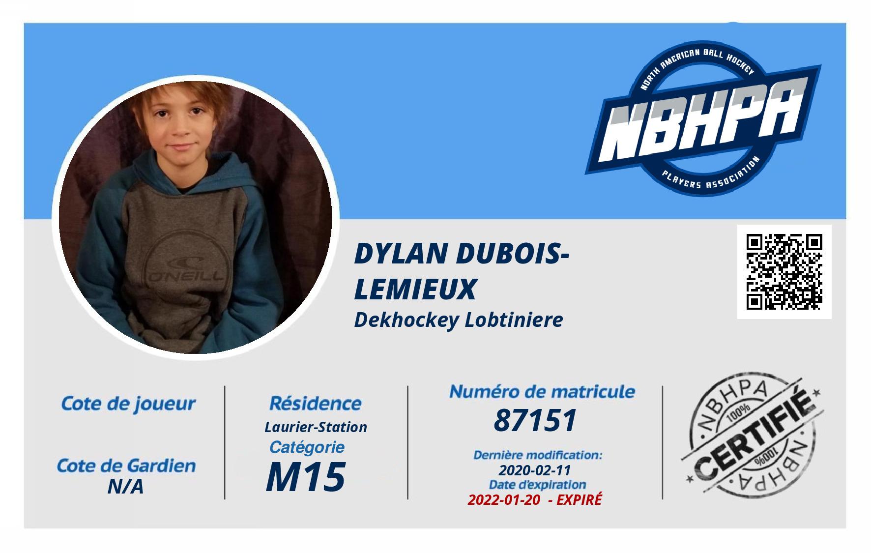 Dylan Dubois-Lemieux