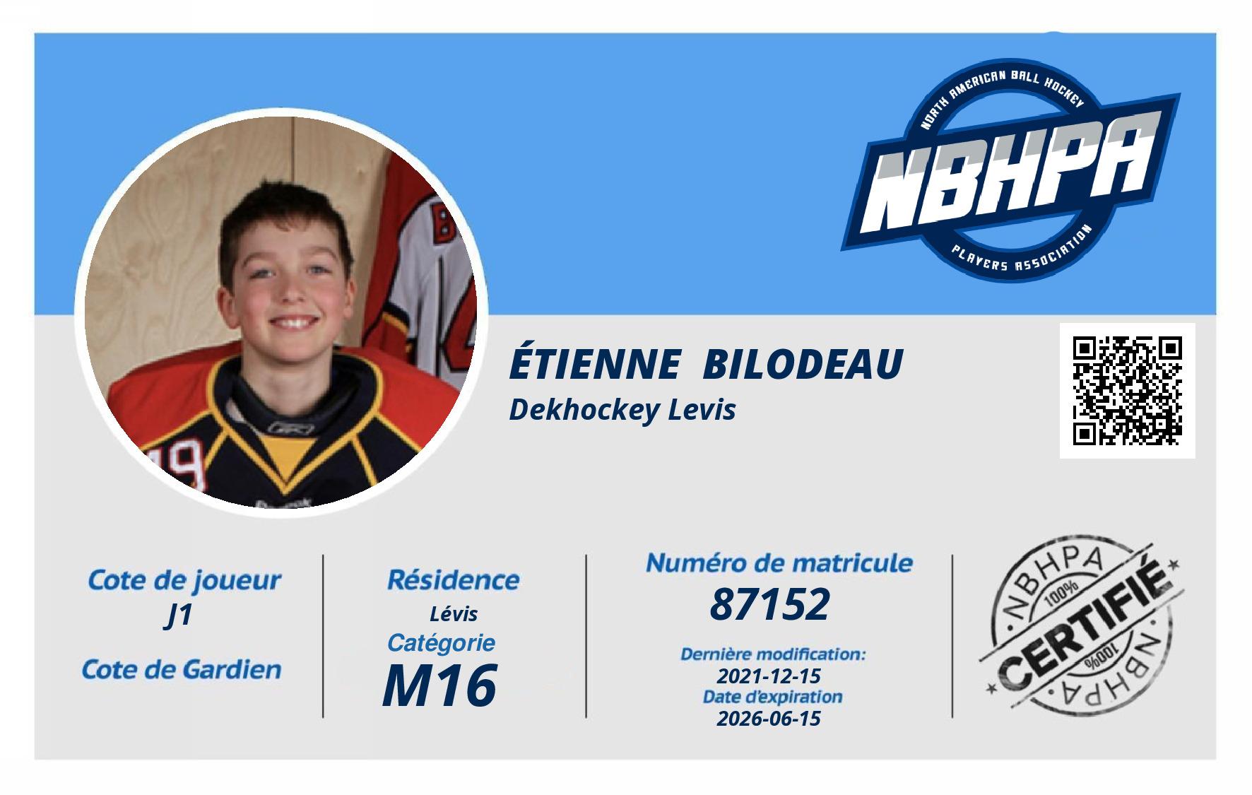 Étienne  Bilodeau 
