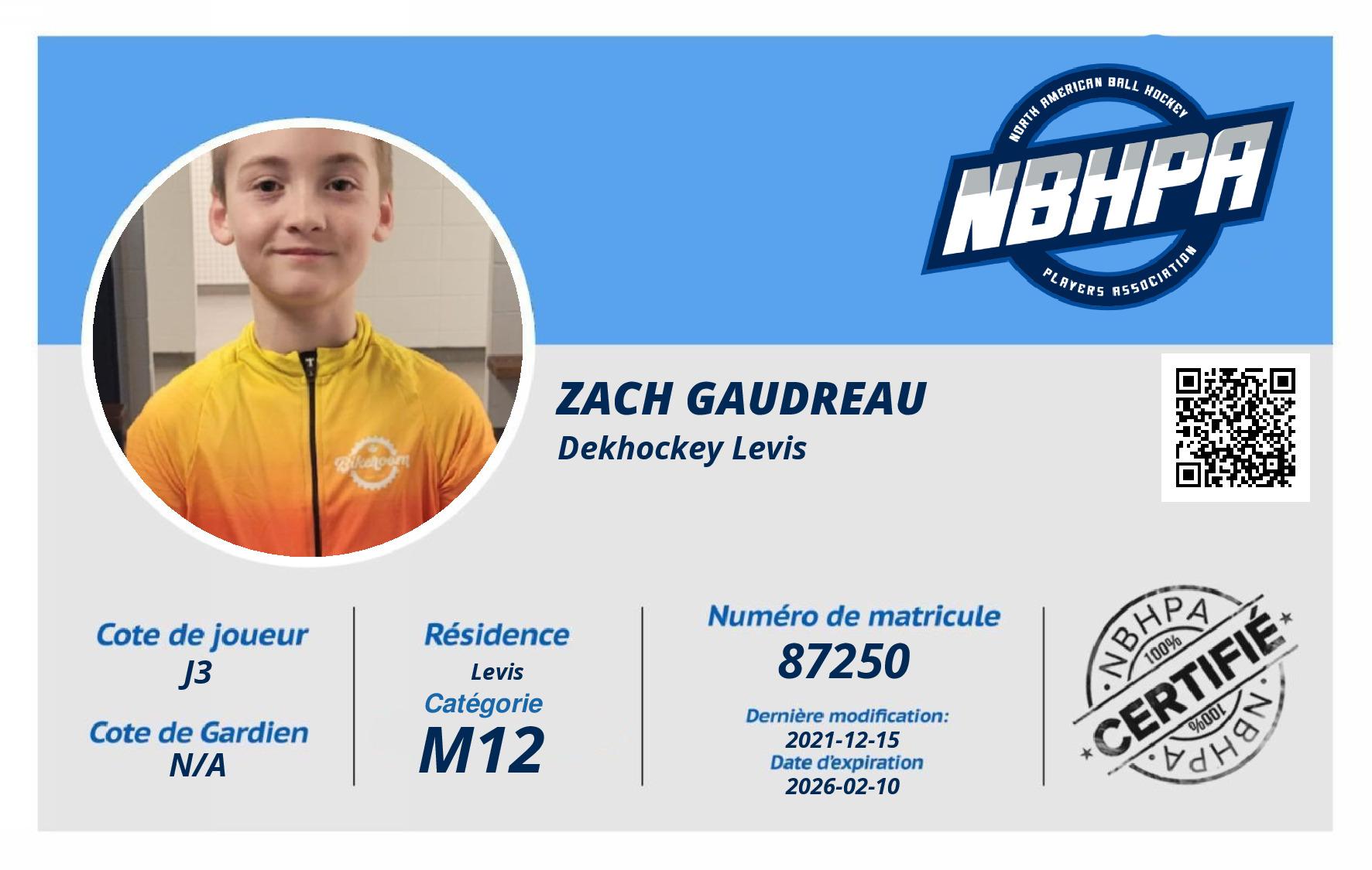 Zach Gaudreau