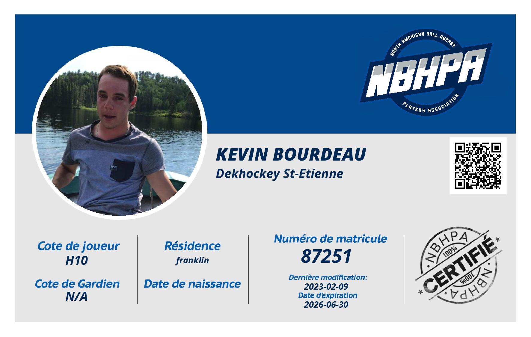 kevin bourdeau
