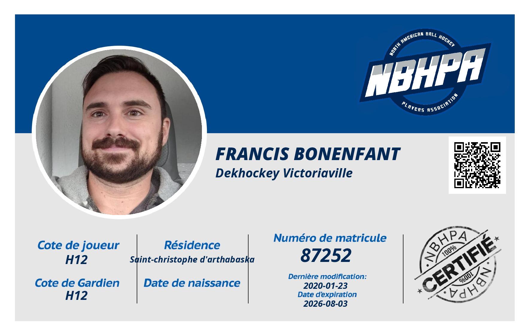 Francis Bonenfant