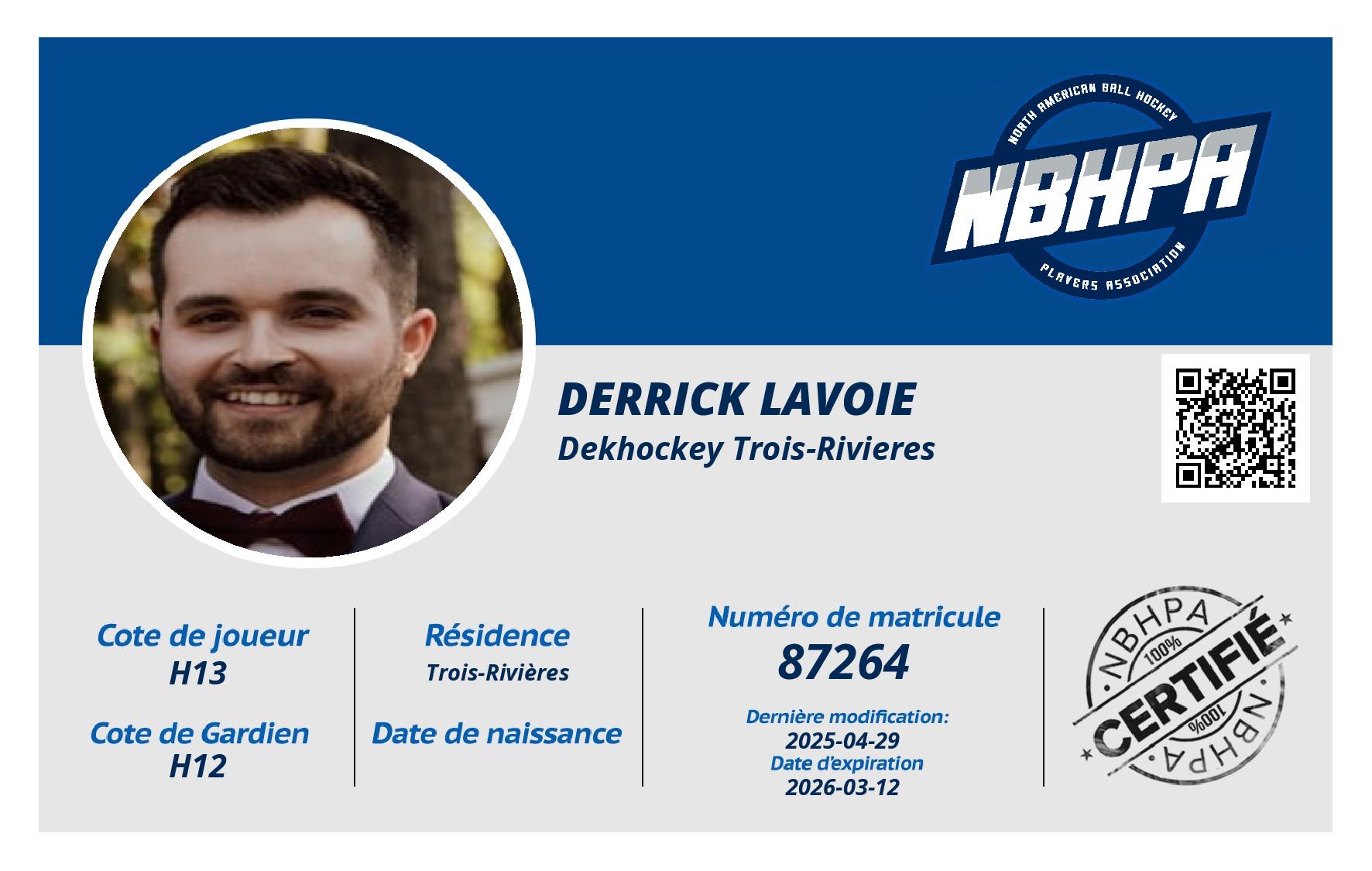 Derrick Lavoie
