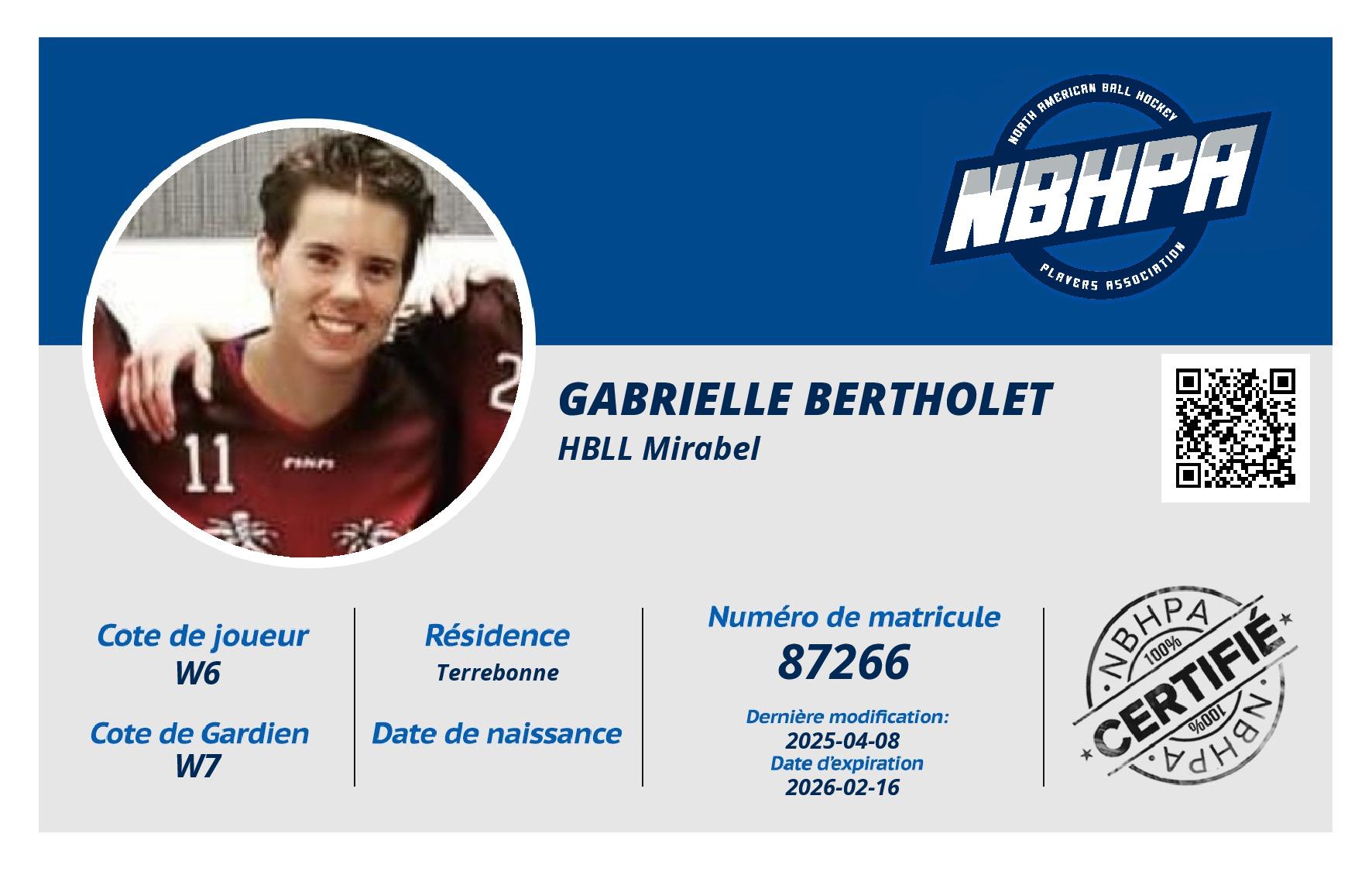 Gabrielle Bertholet