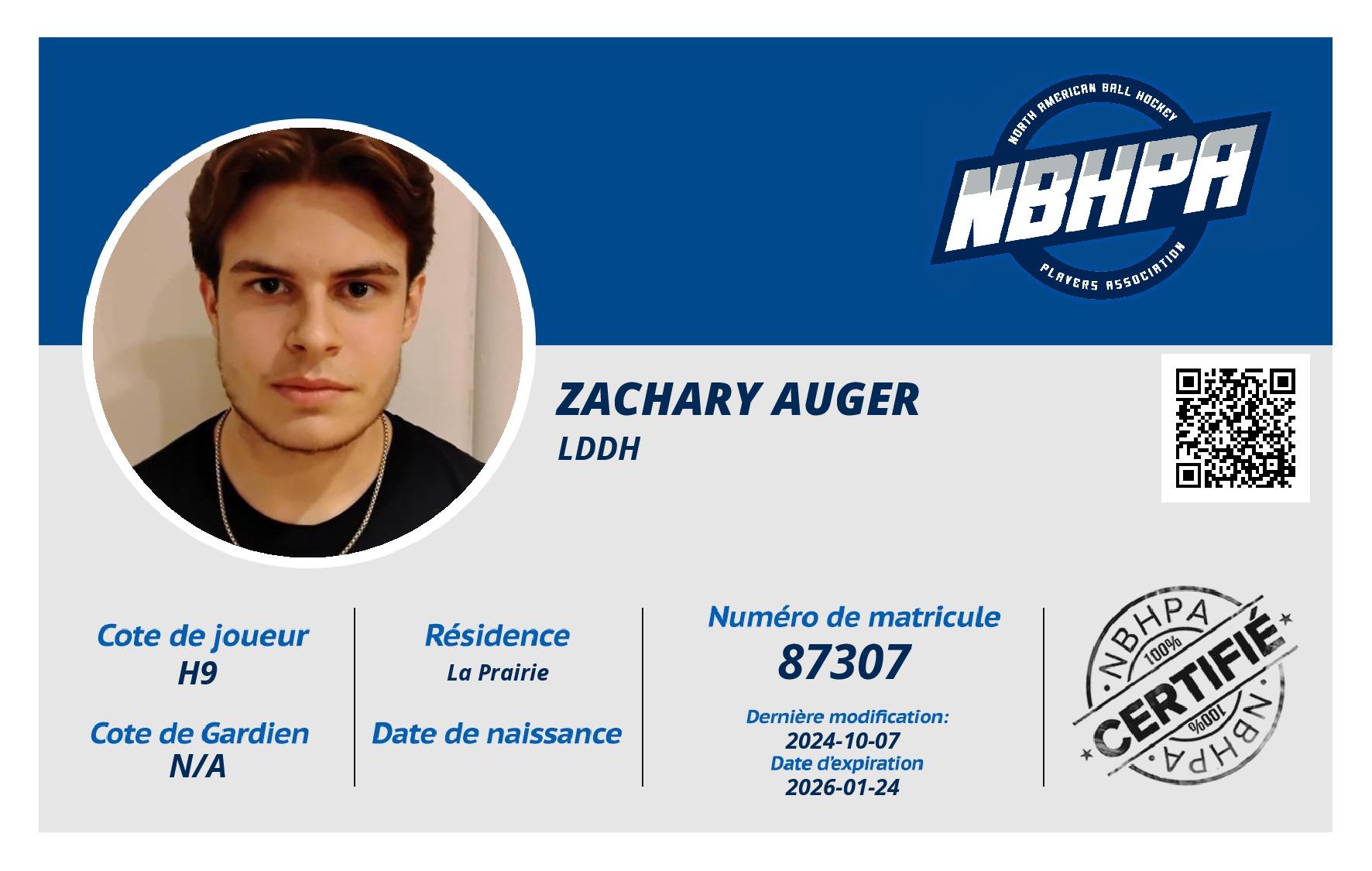 Zachary Auger