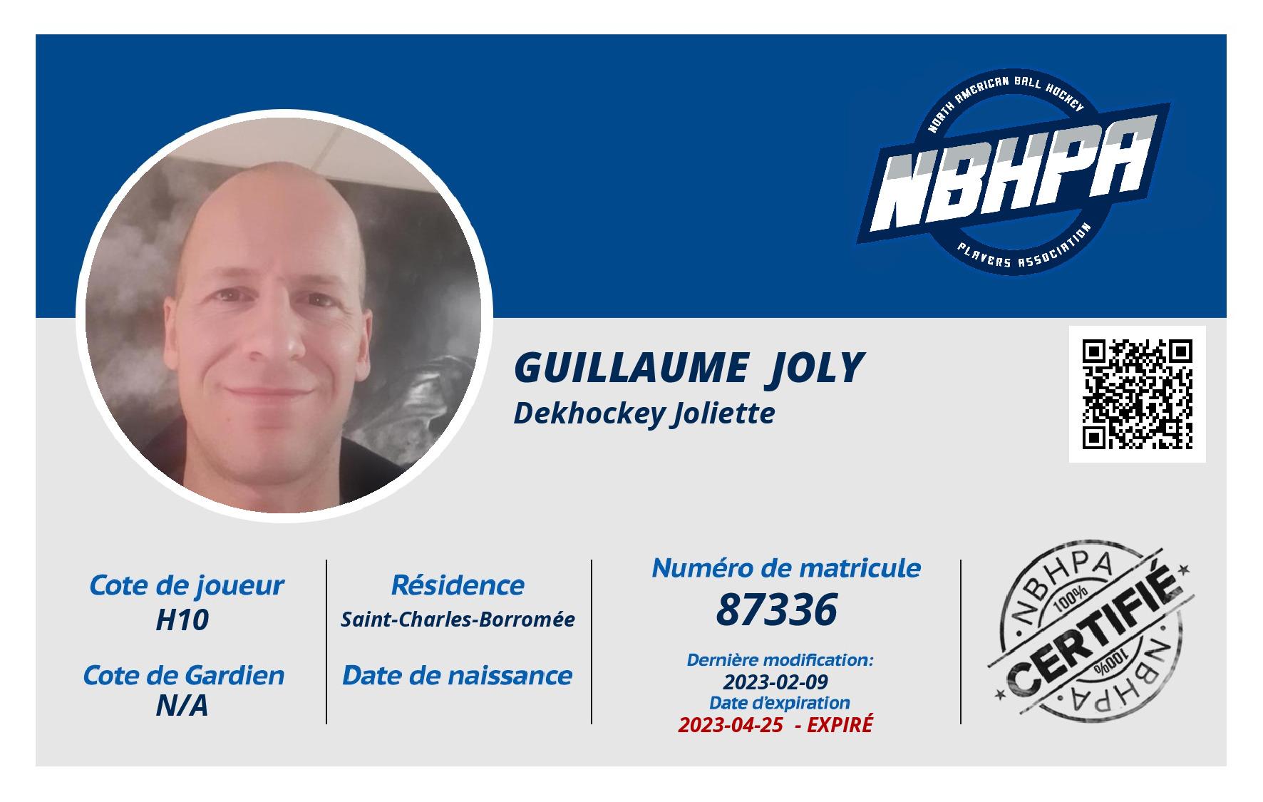 Guillaume  Joly