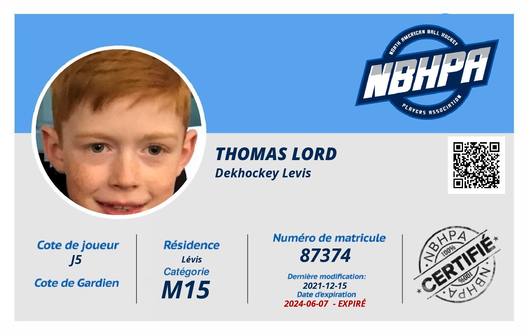 Thomas Lord