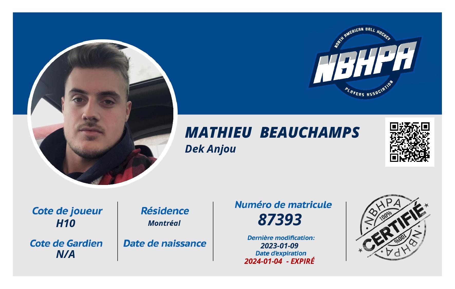 Mathieu  Beauchamps 