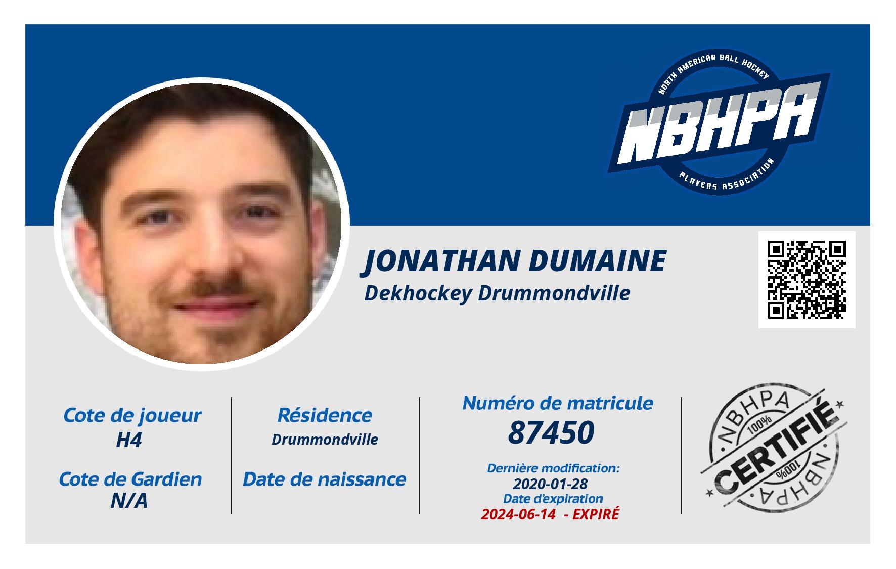 Jonathan Dumaine