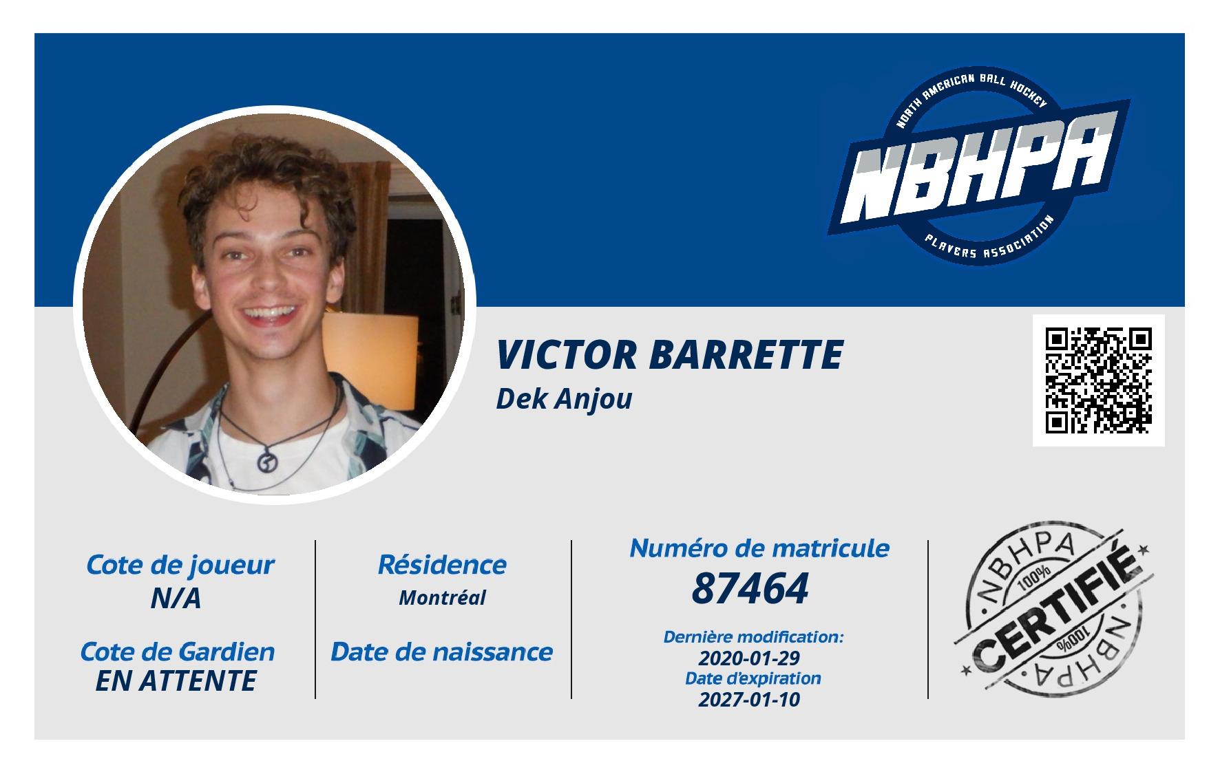 Victor Barrette