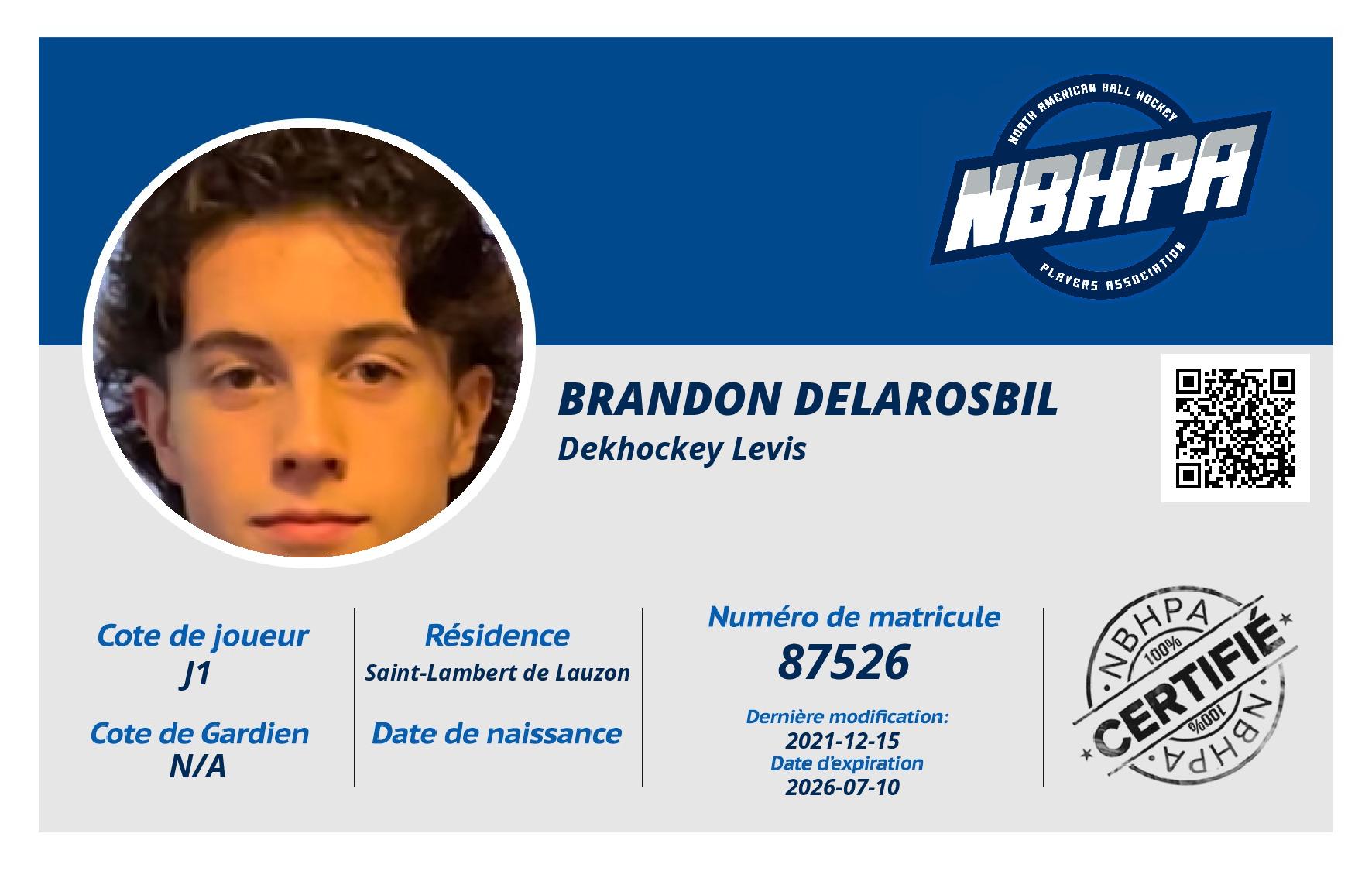 Brandon Delarosbil