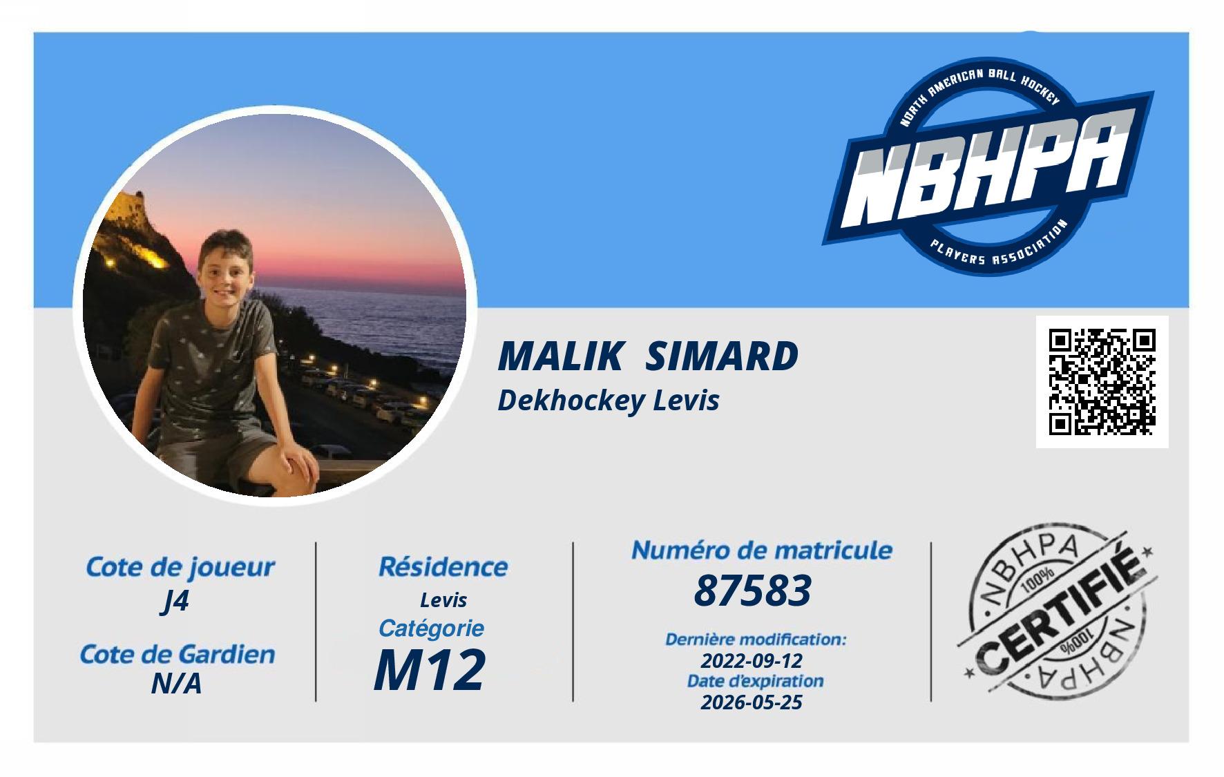 Malik  Simard