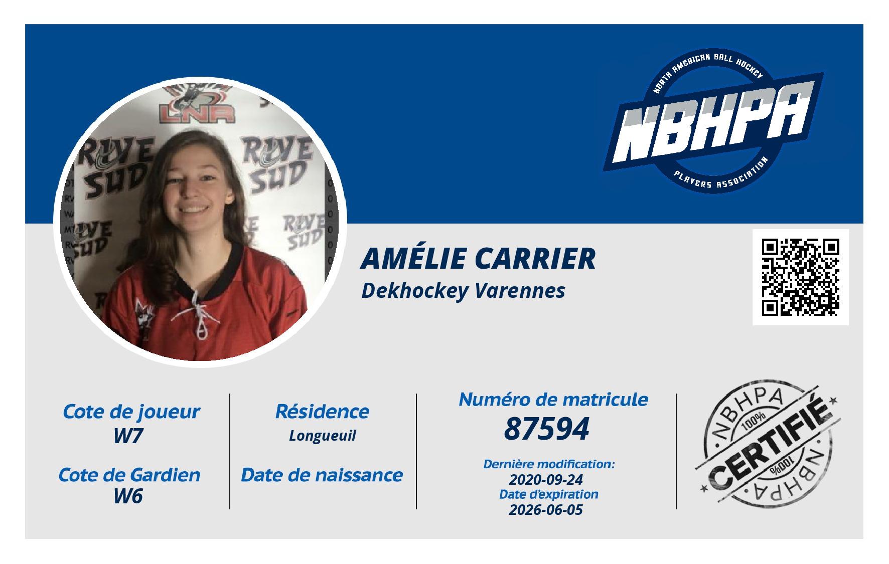 Amélie Carrier
