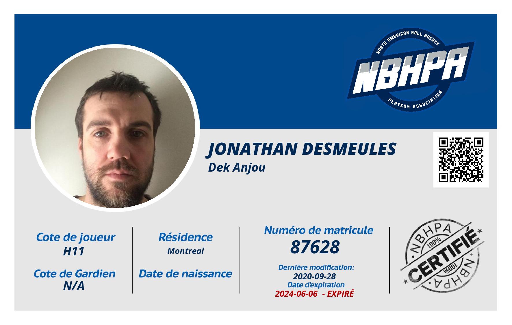 Jonathan Desmeules