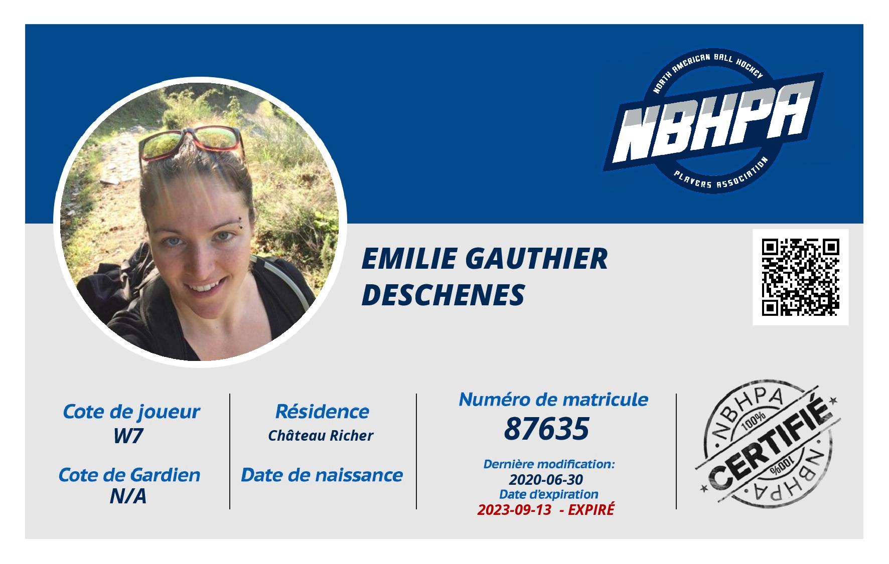Emilie Gauthier Deschenes