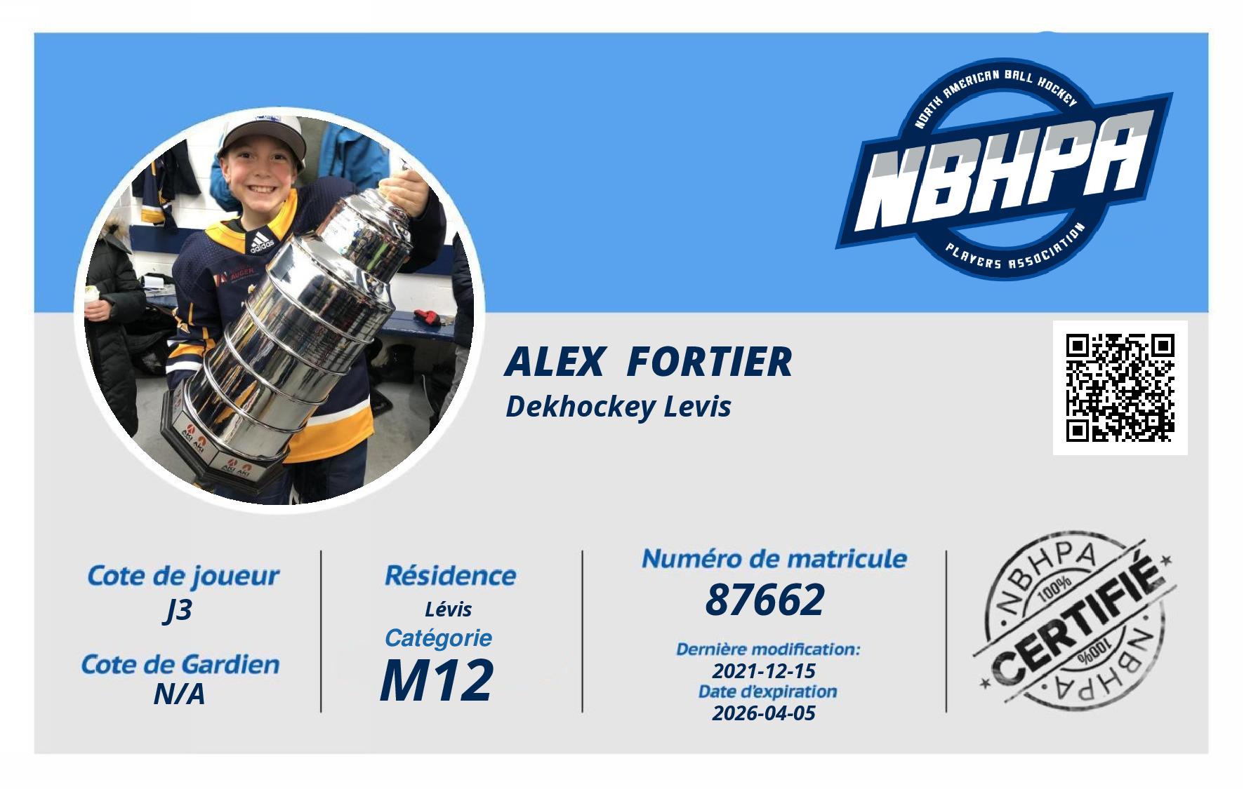 Alex  Fortier
