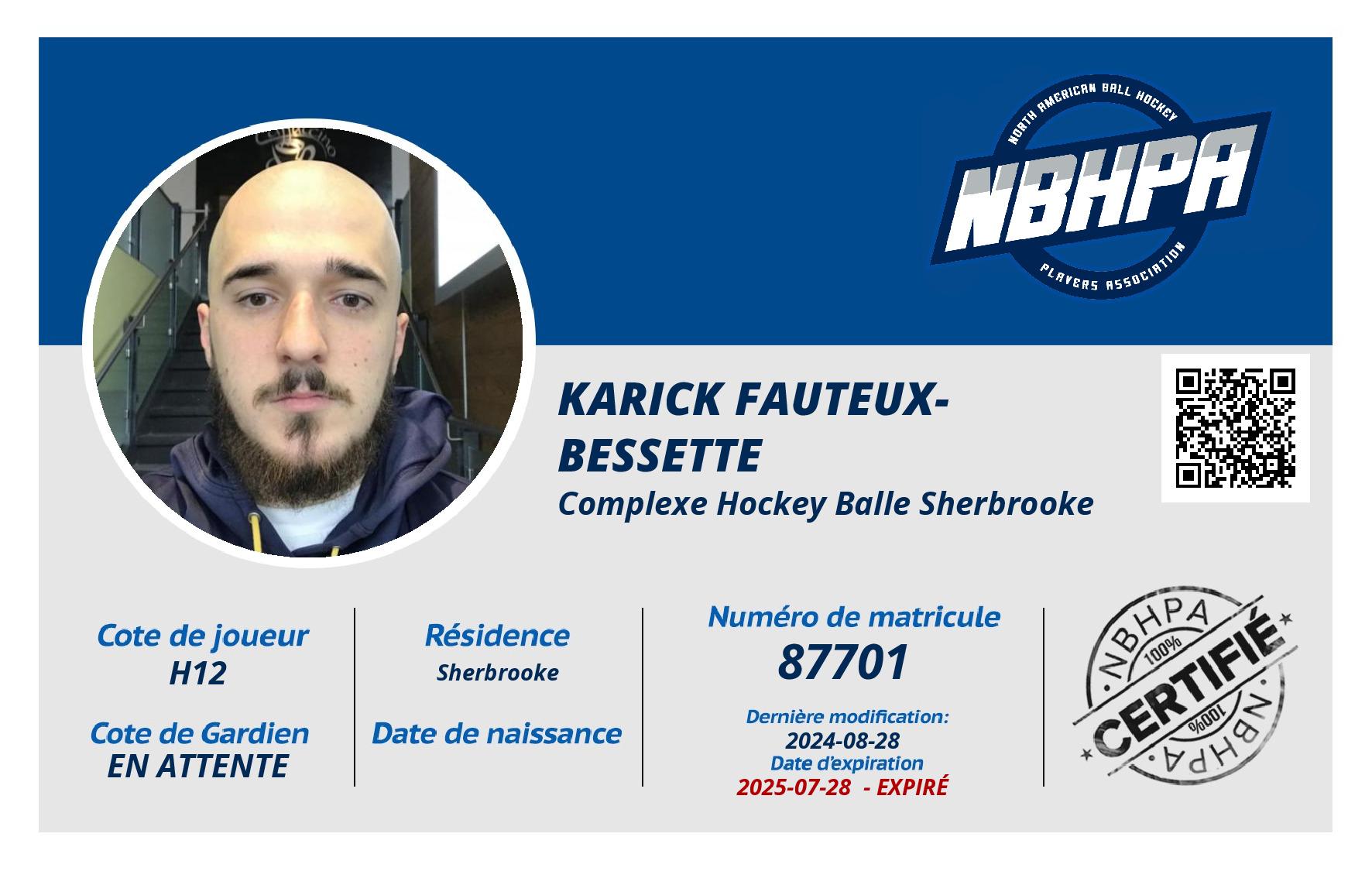 Karick Fauteux-Bessette