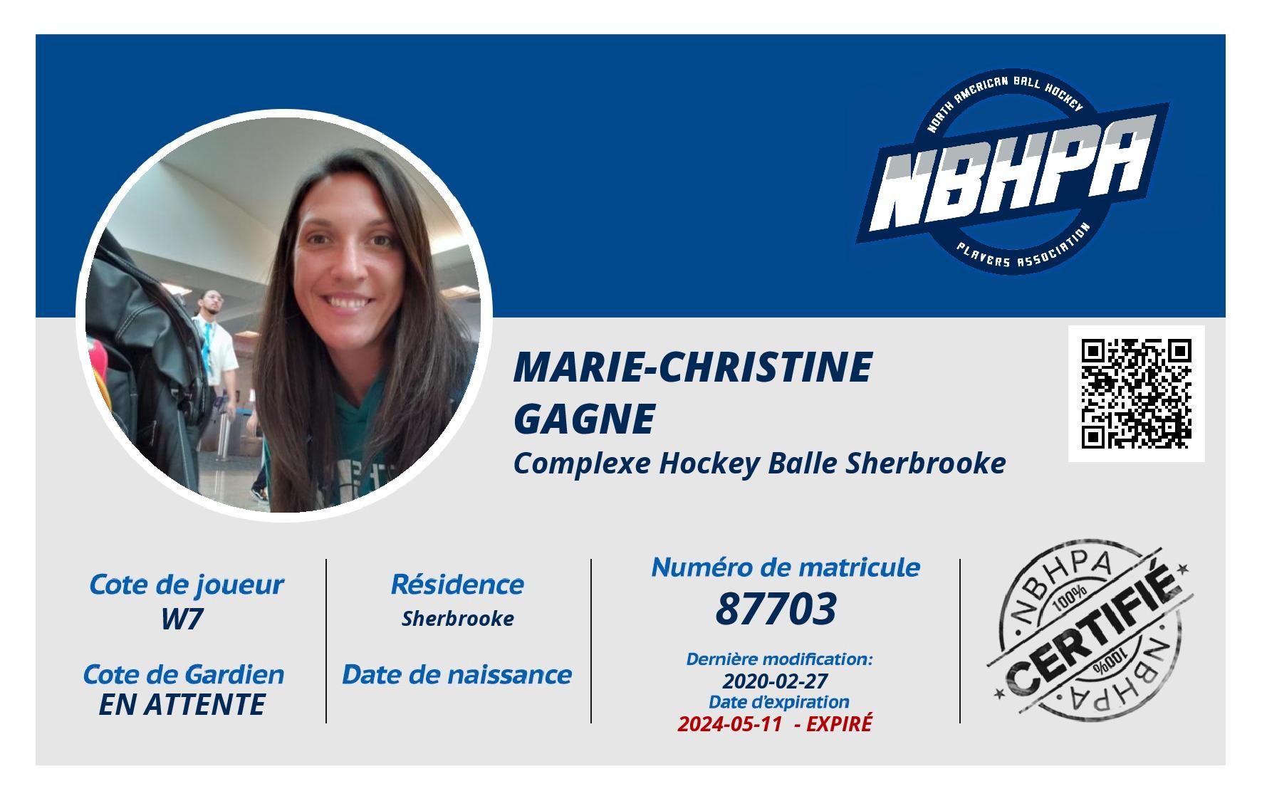 Marie-Christine Gagne