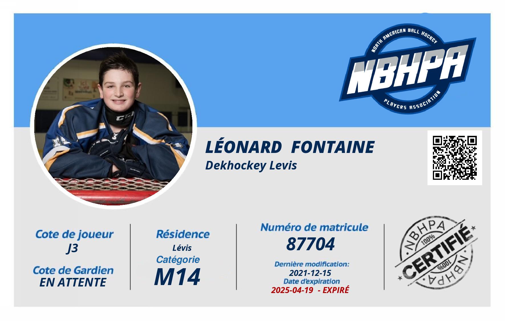 Léonard  Fontaine 