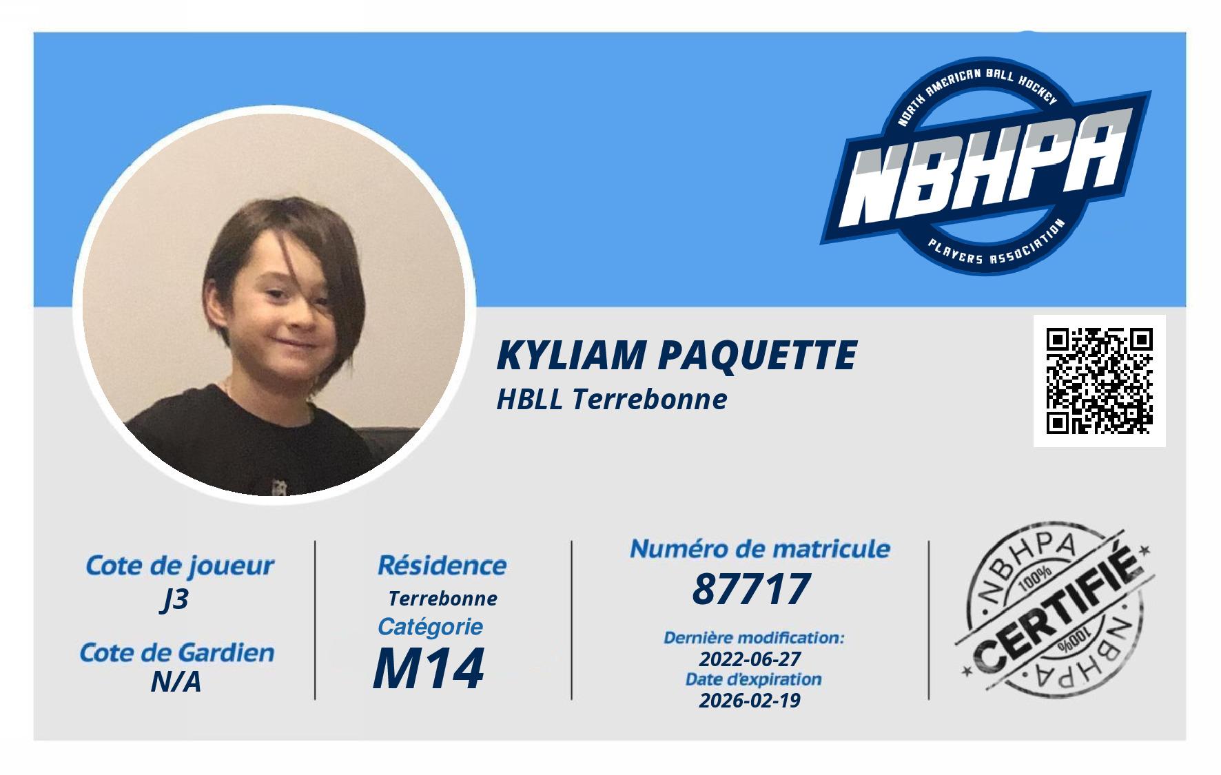 Kyliam Paquette