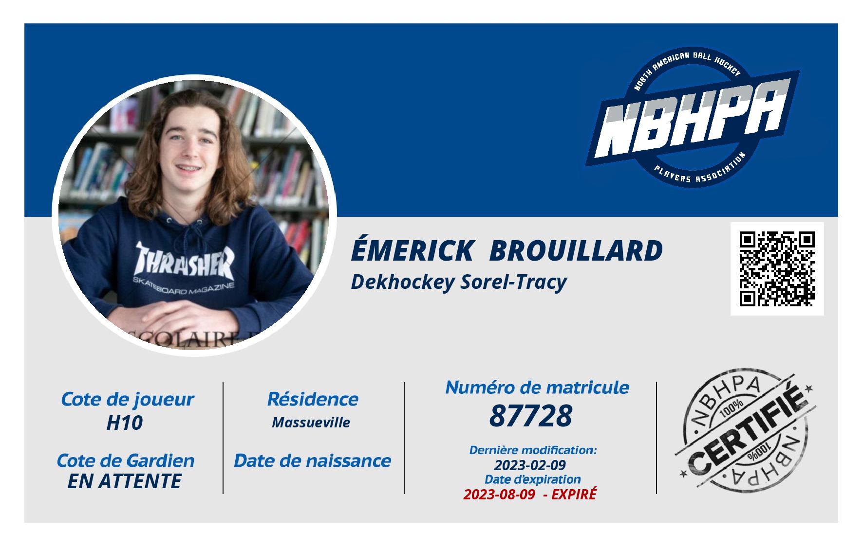 Émerick  Brouillard 