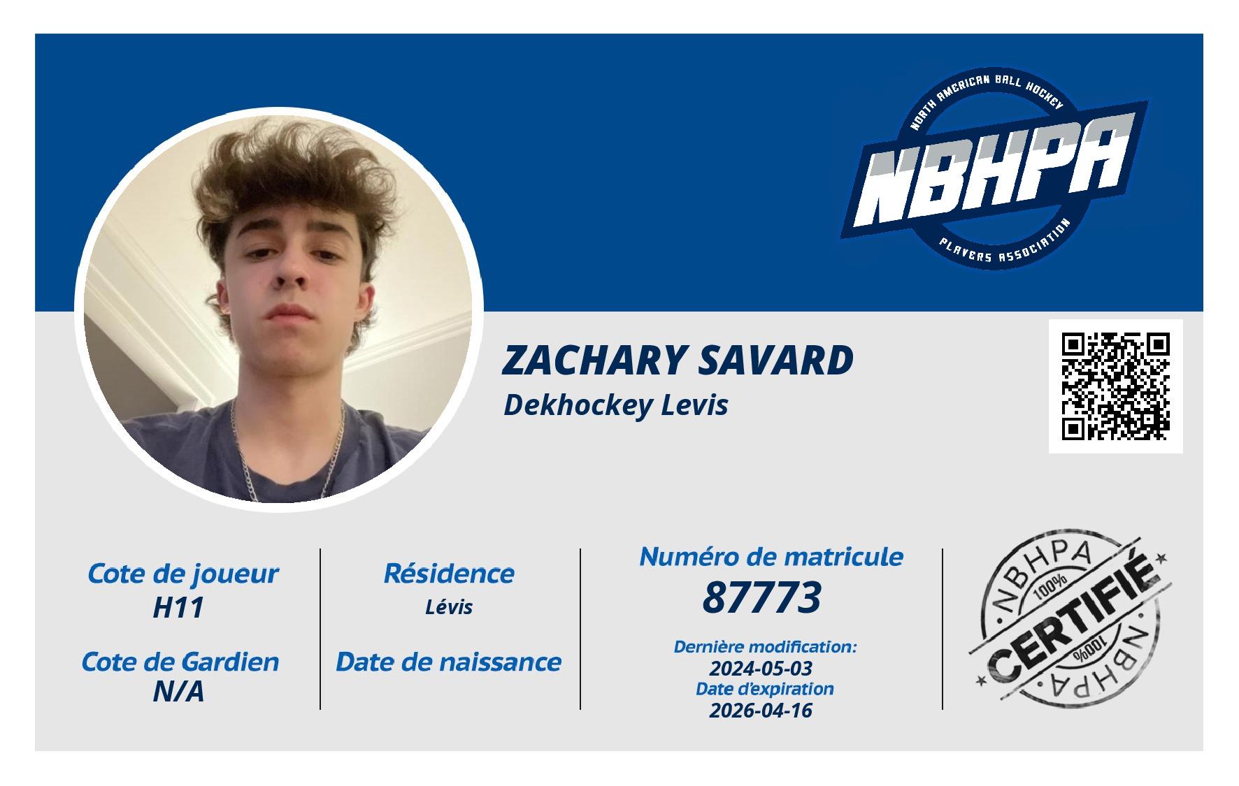 Zachary Savard