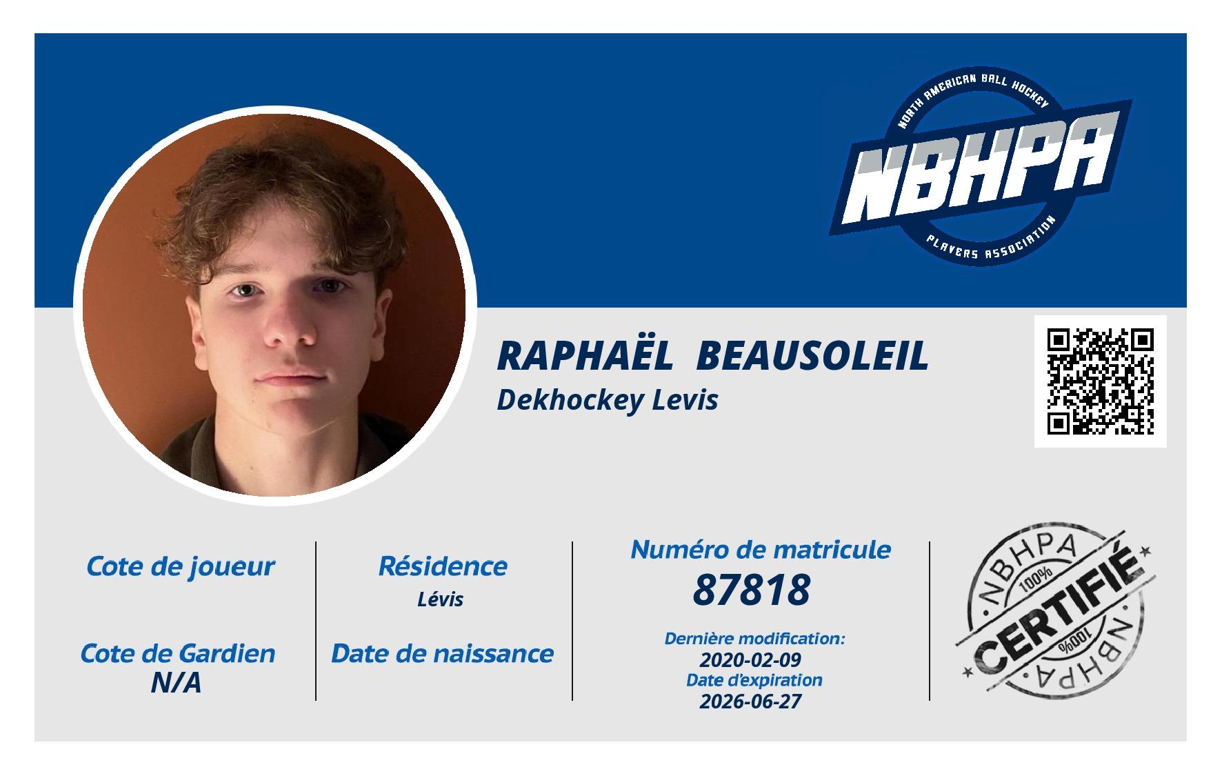 Raphaël  Beausoleil