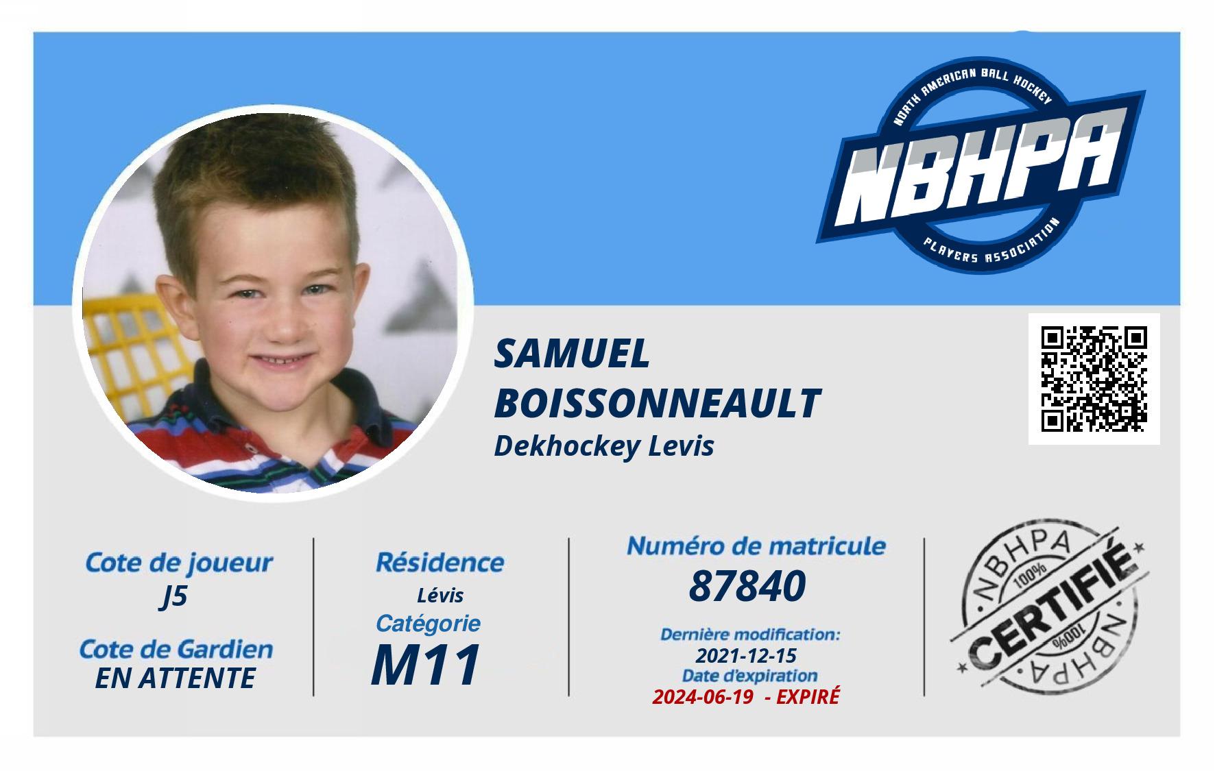 Samuel Boissonneault