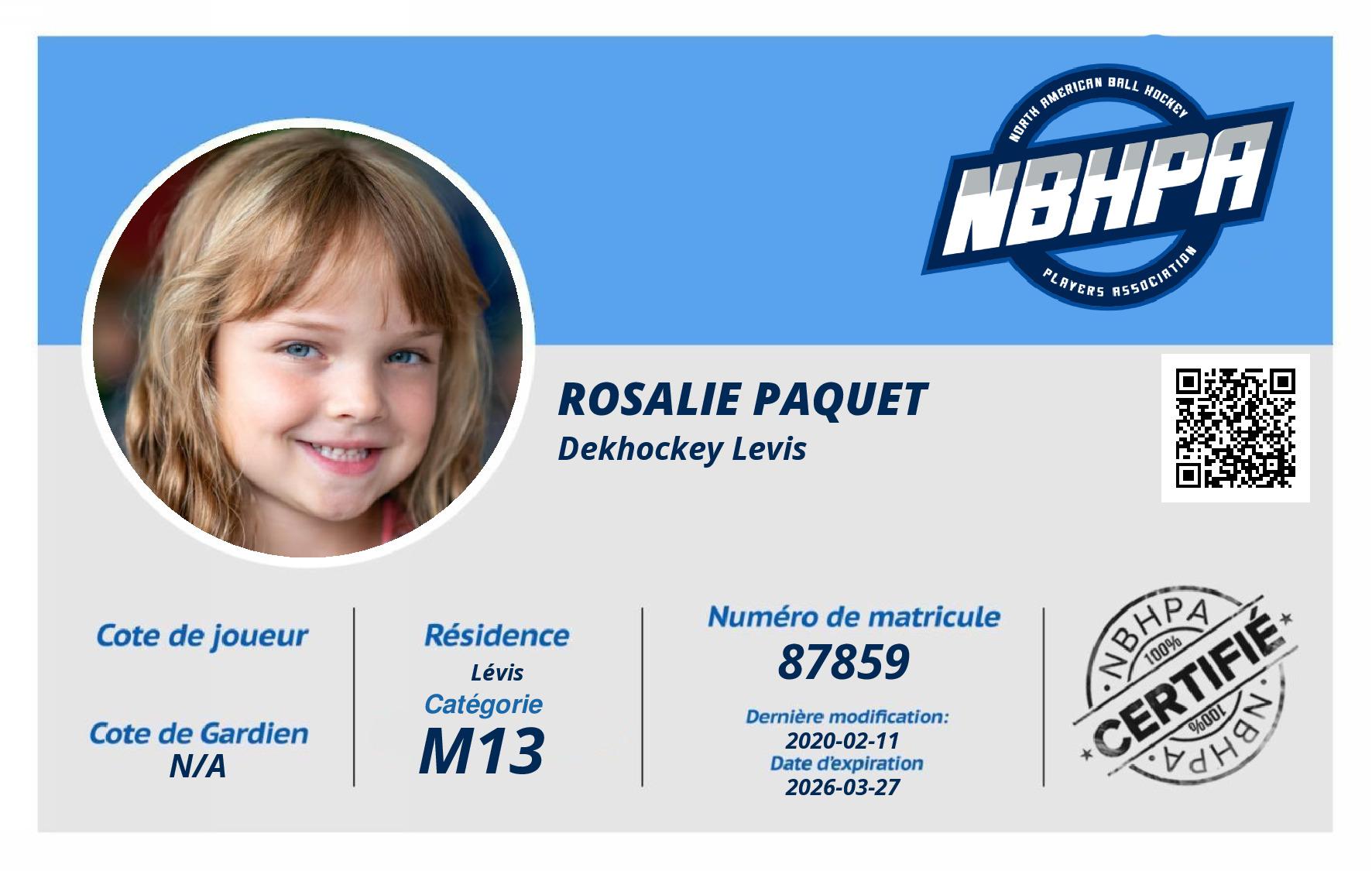Rosalie Paquet