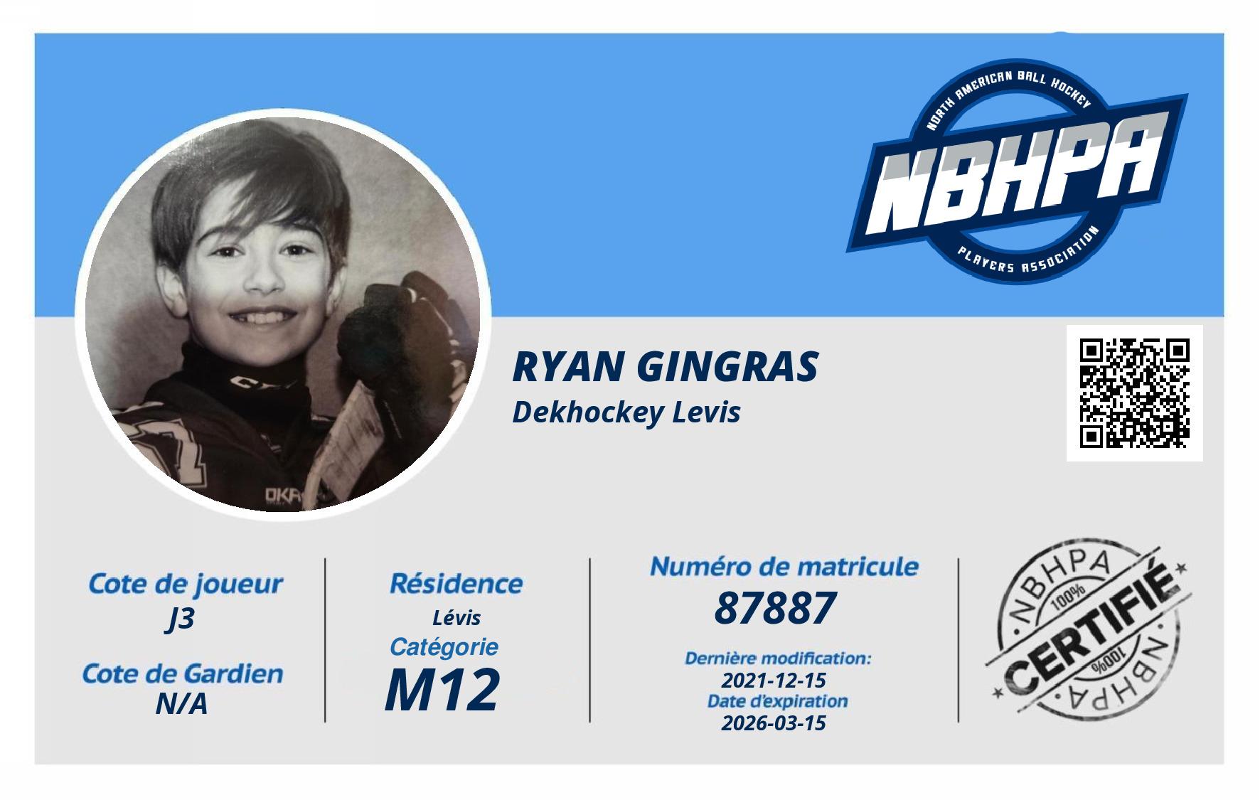 Ryan Gingras