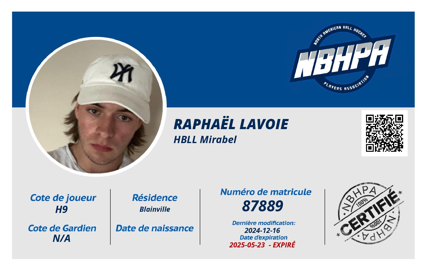 Raphaël Lavoie