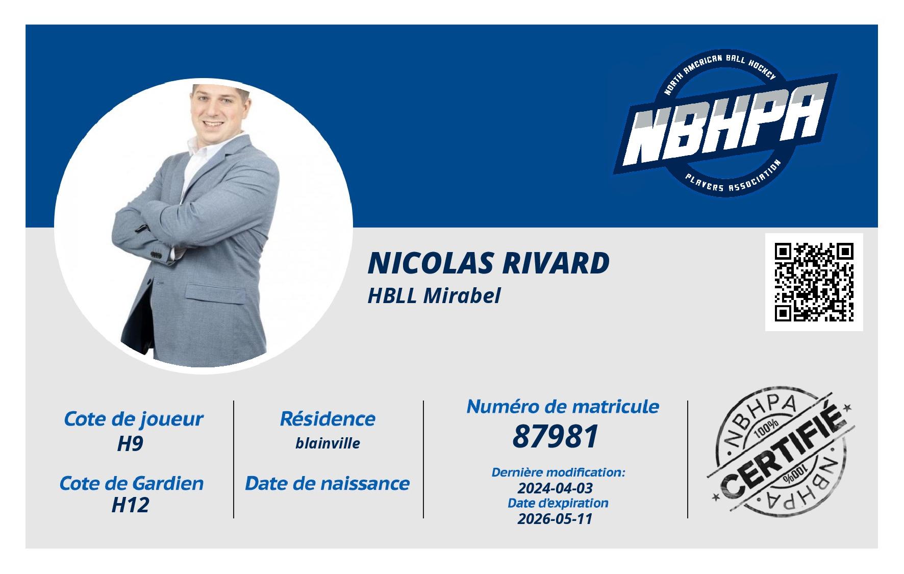 Nicolas Rivard