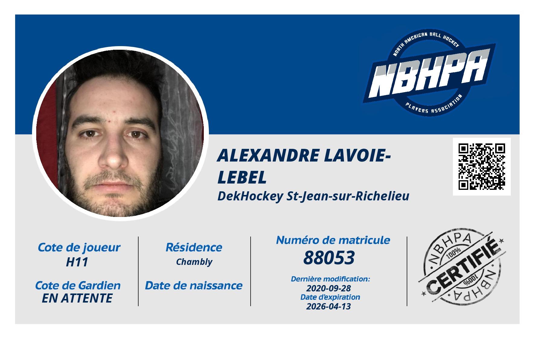 Alexandre Lavoie-Lebel