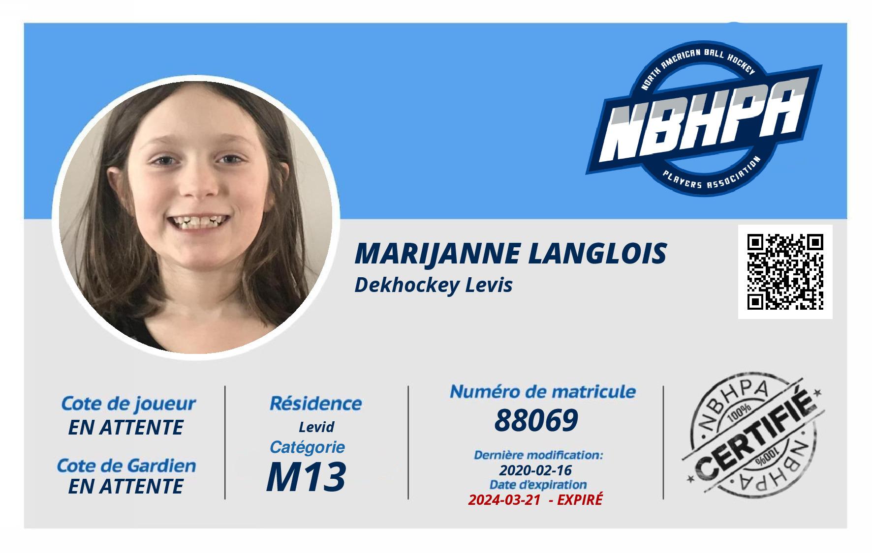 Marijanne Langlois