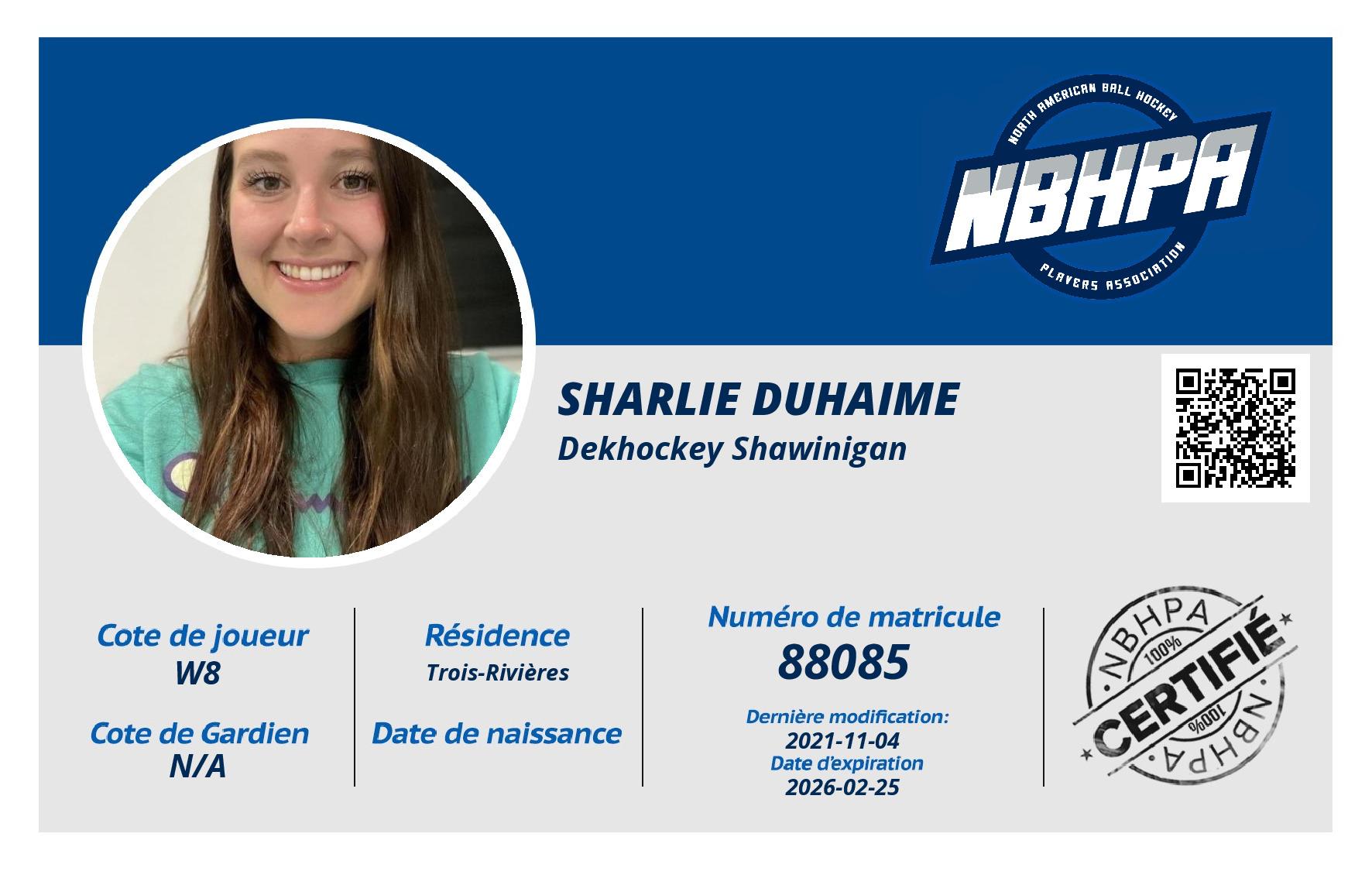 Sharlie Duhaime