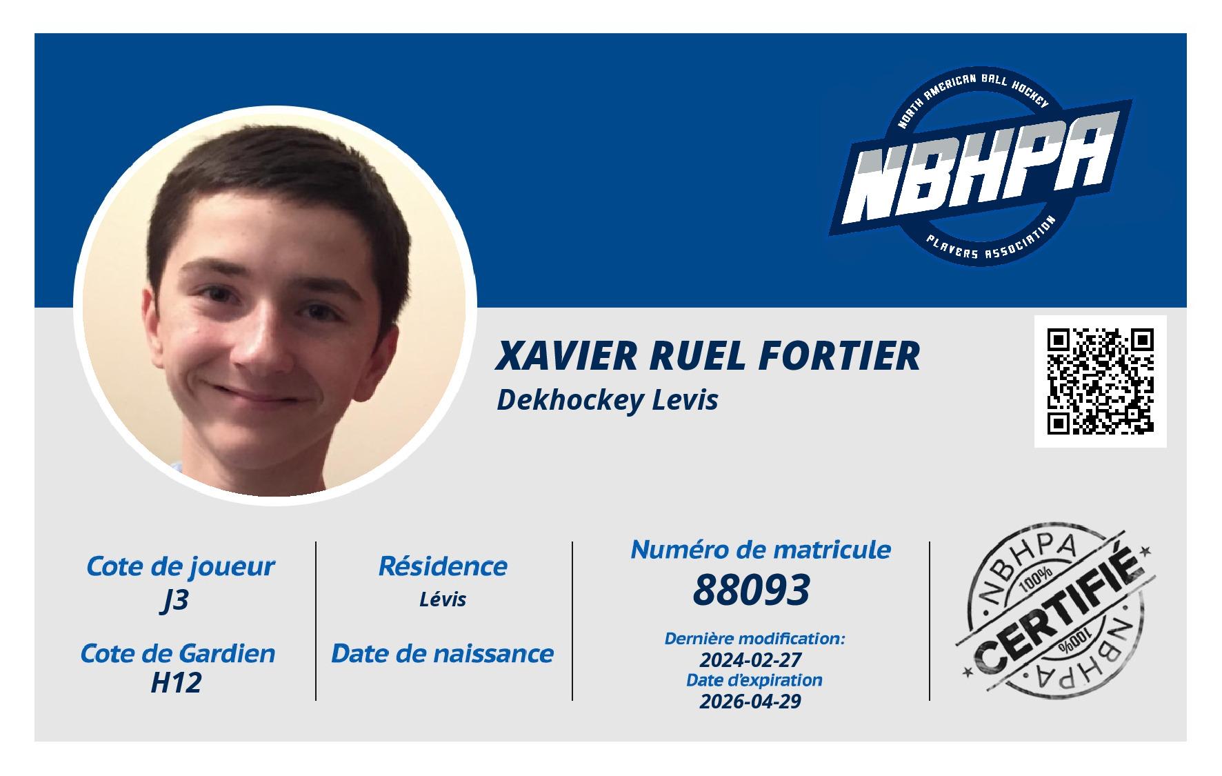 Xavier Ruel Fortier
