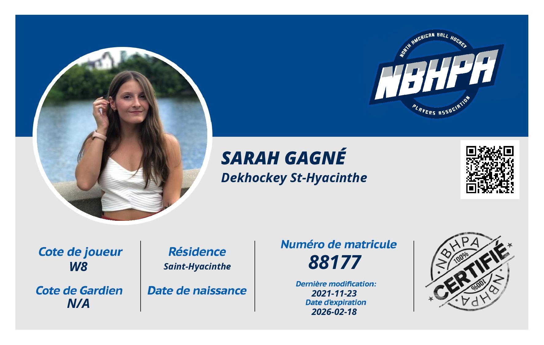 Sarah Gagné